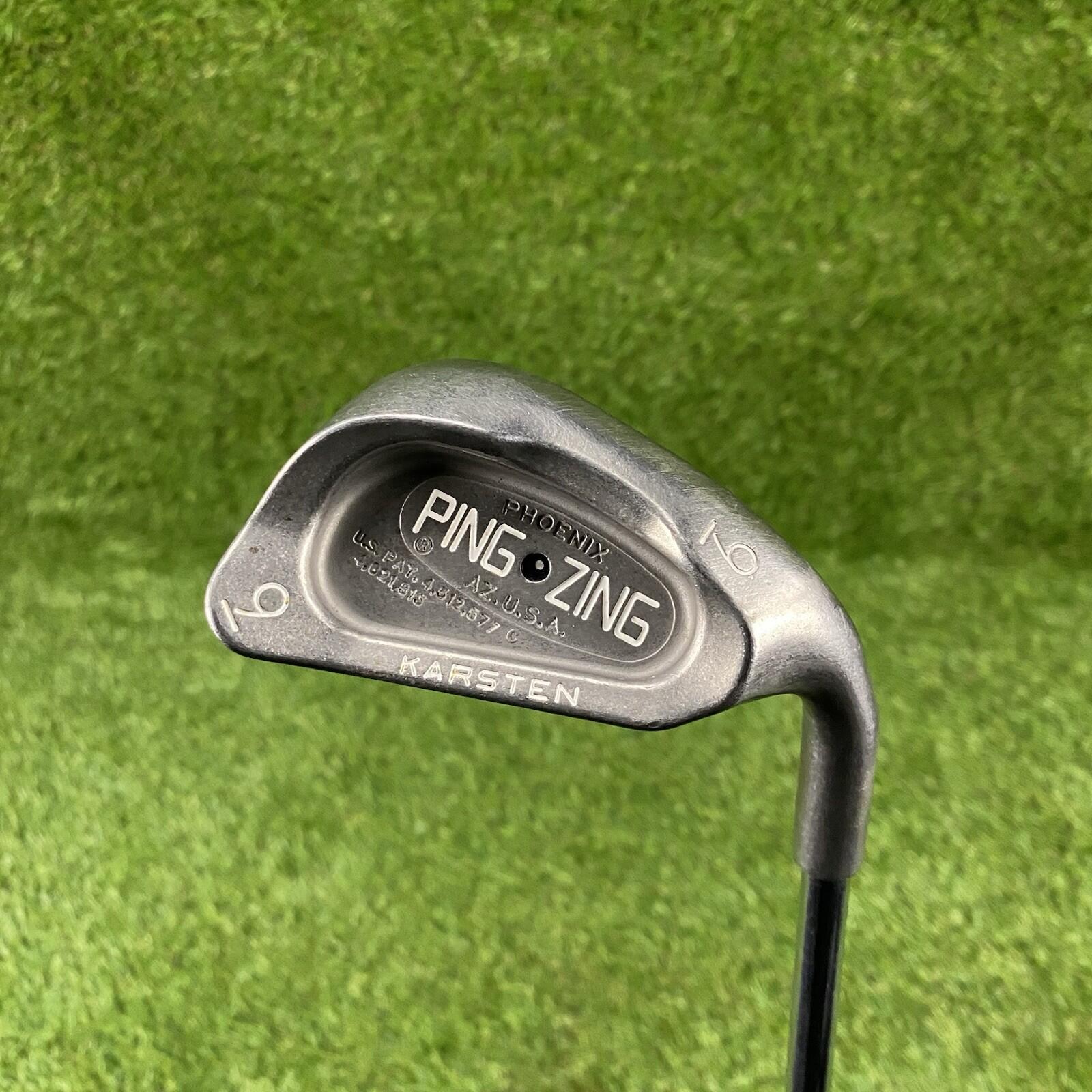 Ping Zing Karsten Black Dot Singe 9 Iron ⛳️ Ping KT-M Stiff Flex Steel Shaft RH