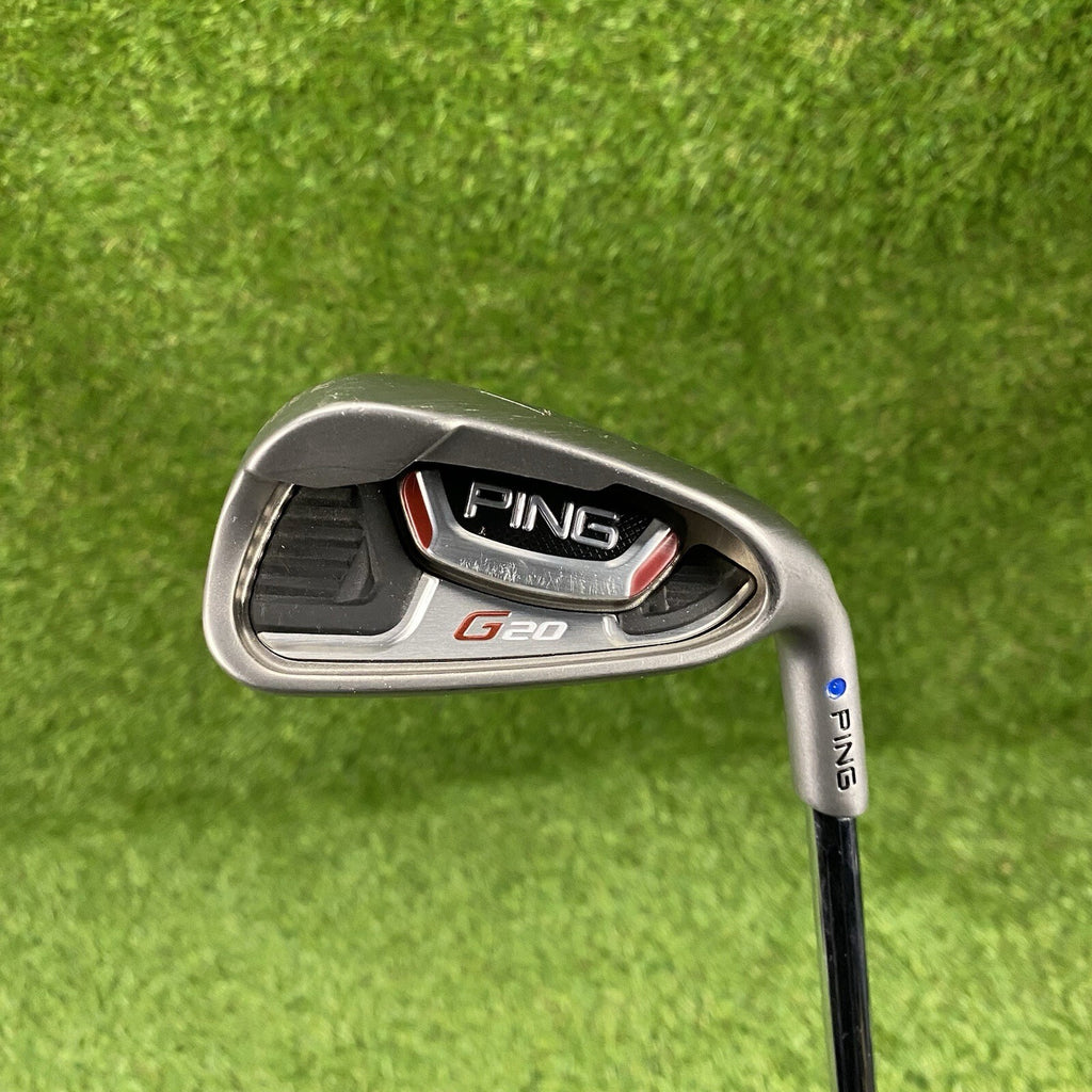 PING G20 Single 7 Iron Blue Dot 1° Upright ⛳️ Ping CFS Steel Shaft Stiff Flex RH