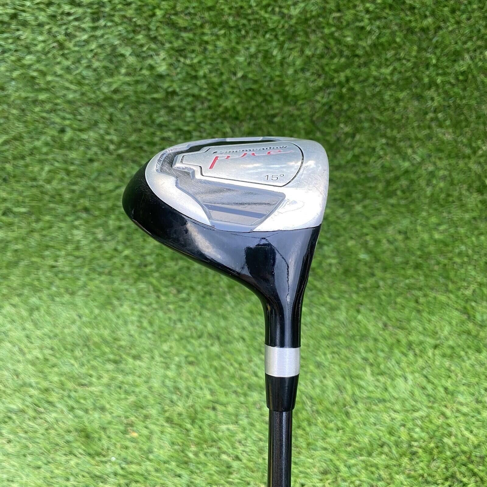 Pinemeadow Pre 15 Degree fairway wood with graphite shaft and low profile head