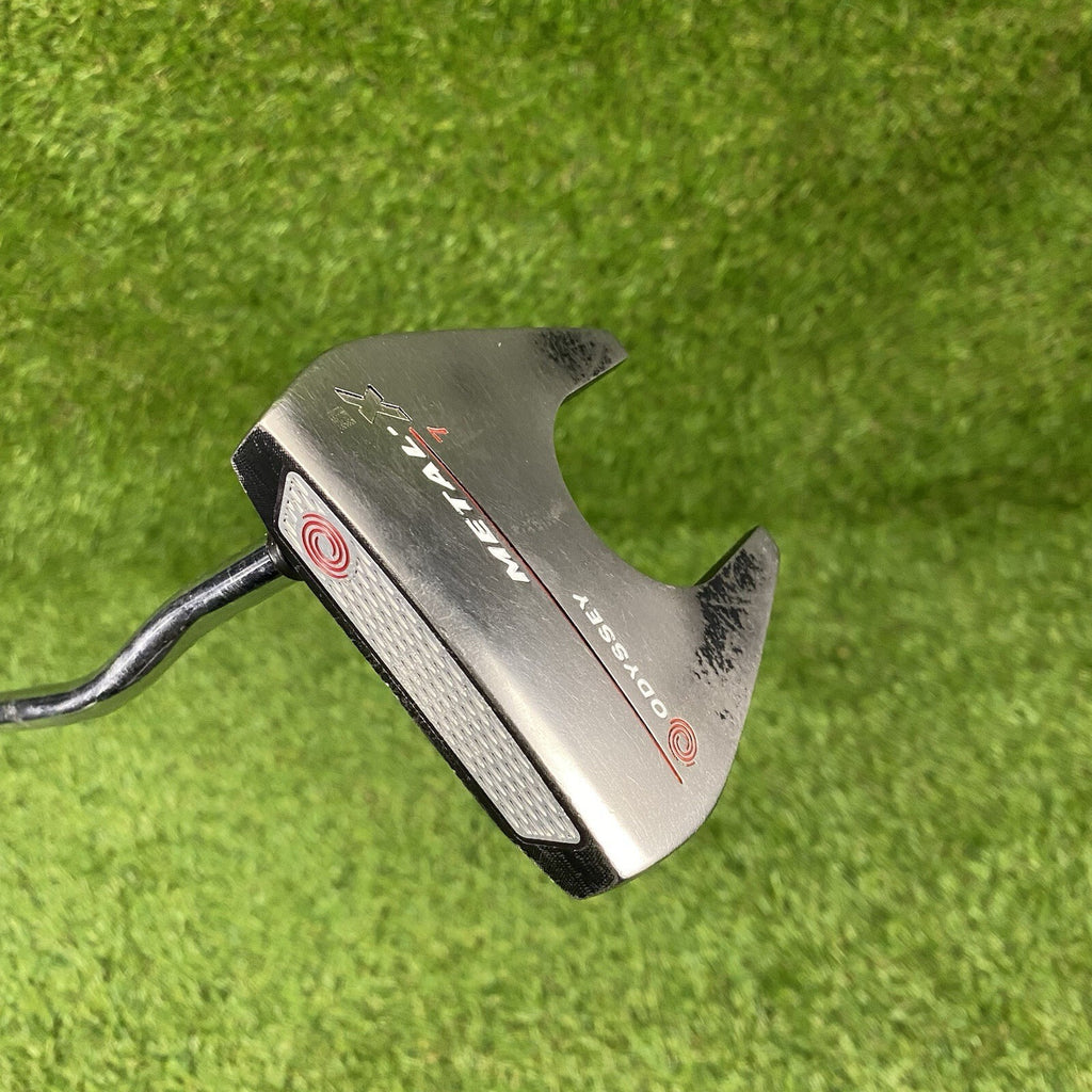 Odyssey Metal X 7 Milled Mid Mallet Putter ⛳️ Steel Shaft 36.5 Inch RH