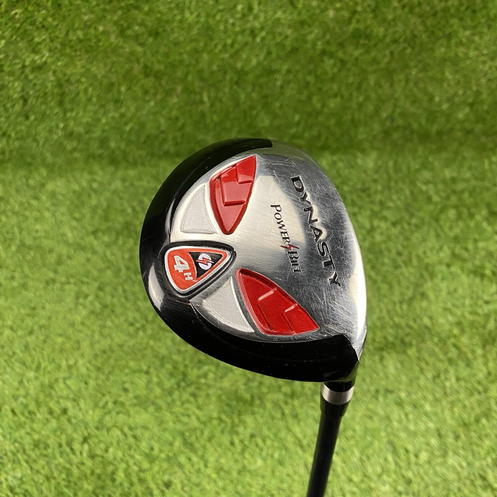 PowerBilt Dynasty Fairway 4 Hybrid ⛳️ 78g Medium Flex Graphite Shaft RH