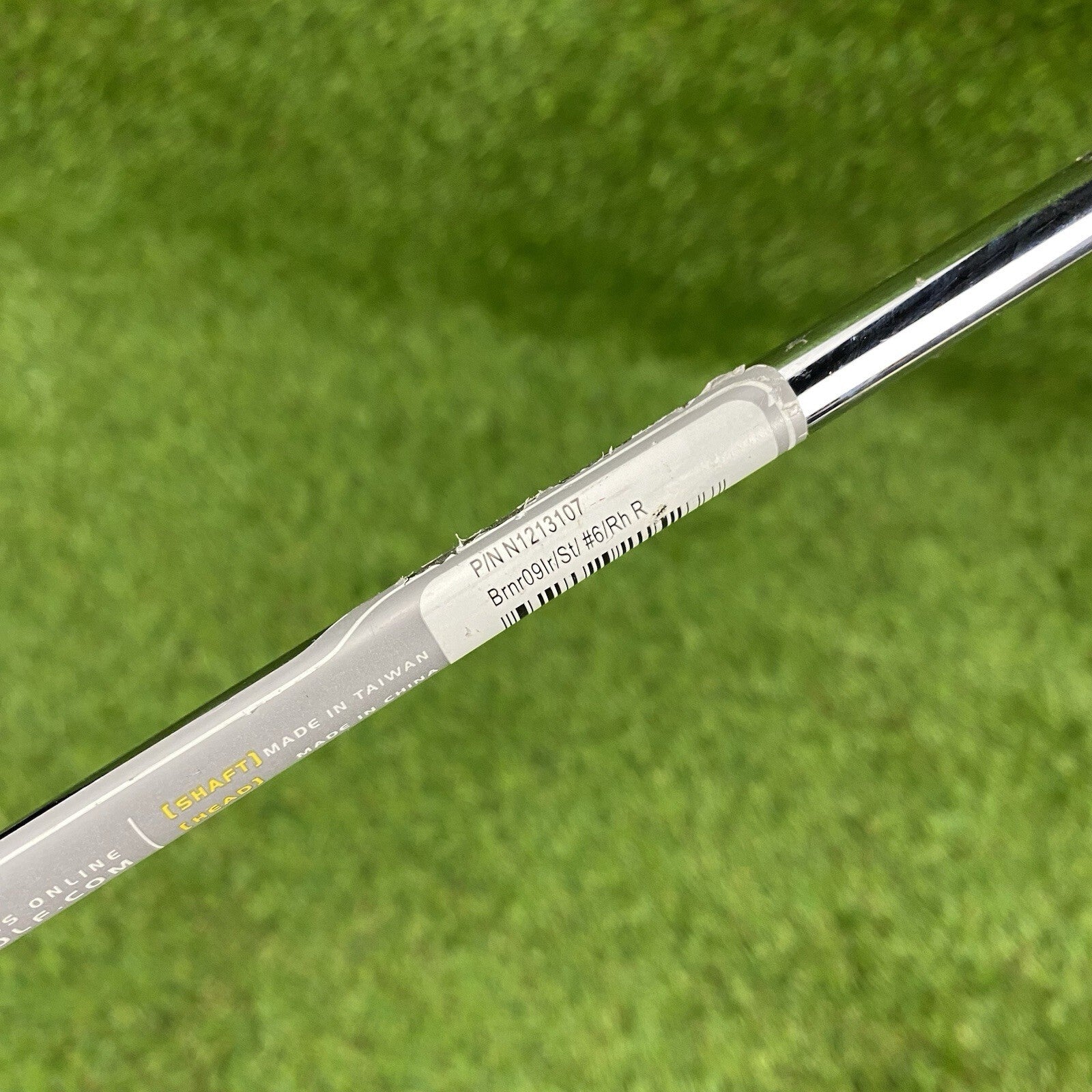 2009 TaylorMade Burner Single 6 Iron Gloss Black ⛳️ SuperFast 85 Regular Flex RH