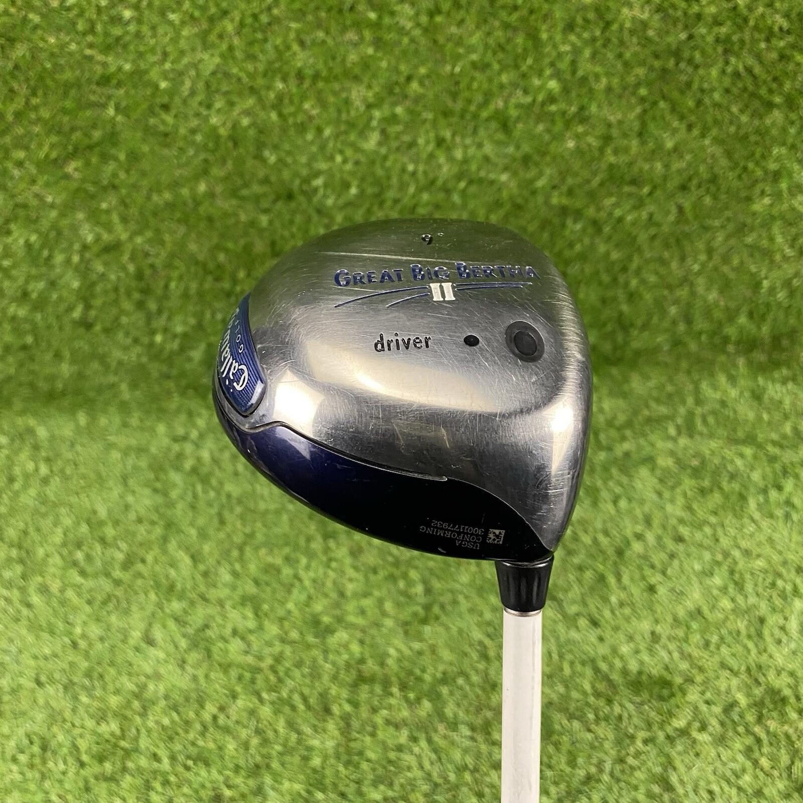 Callaway Great Big Bertha II 9° Driver ⛳️ GBB System 60 Firm Flex Shaft RH