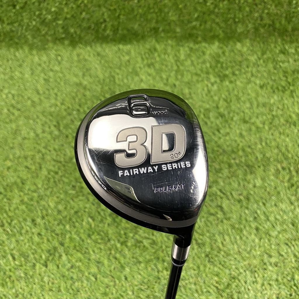 Pole-Kat 3D Fairway Series 6 Wood 20° Forged Steel ⛳️ Platinum 75 Regular Flex
