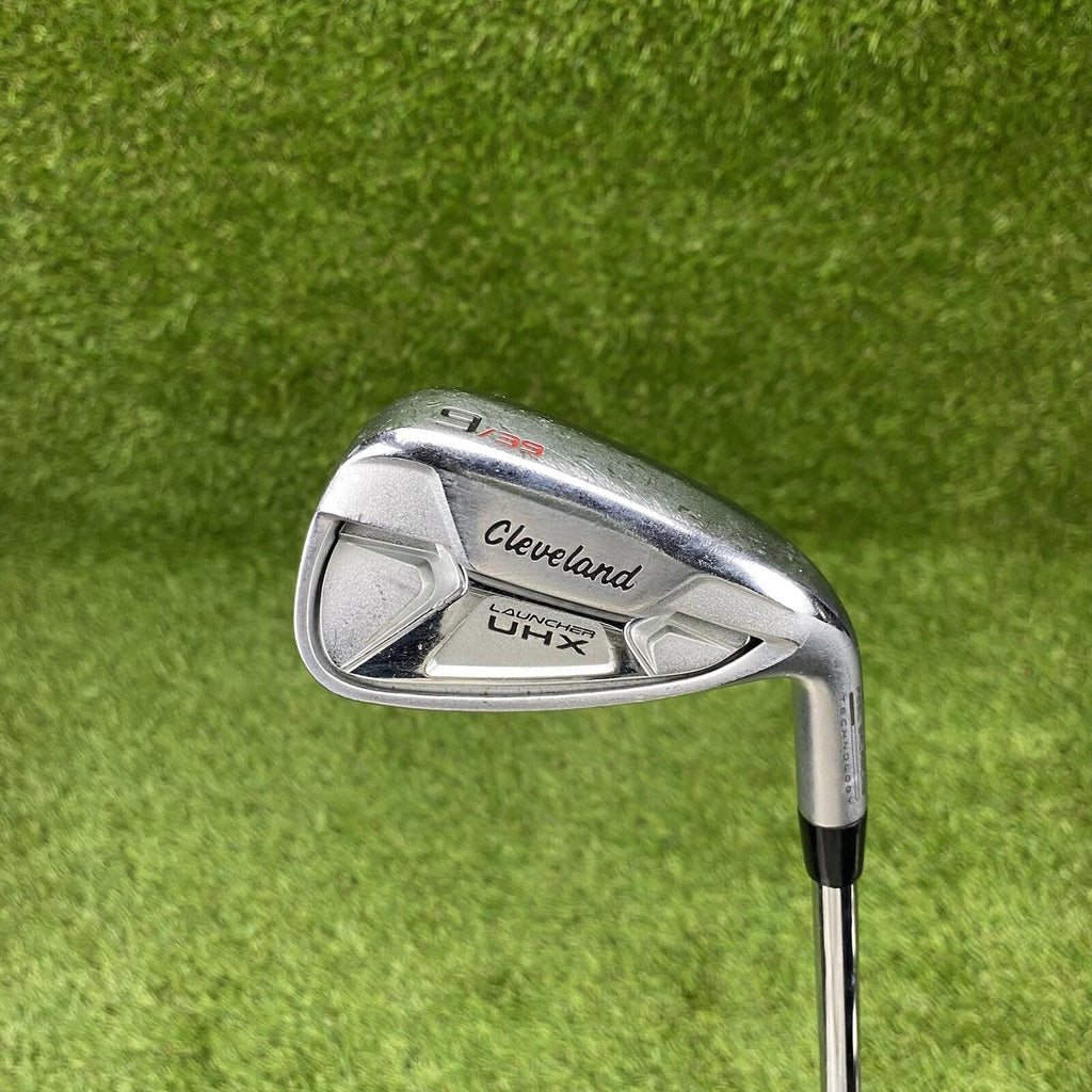 Cleveland Launcher UHX 39° 9 Iron ⛳️ Dynamite Gold R300 DST 98 Steel Shaft