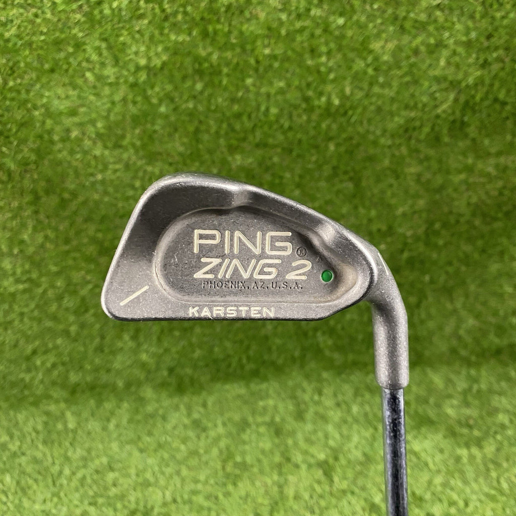 Ping Zing 2 Single 1 Iron Green Dot 2° Upright ⛳️ Karsten JZ Stiff Flex Steel RH