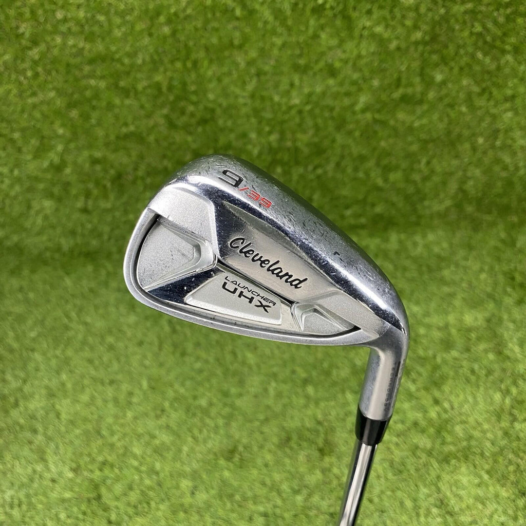 Cleveland Launcher UHX 39° 9 Iron ⛳️ Dynamite Gold R300 DST 98 Steel Shaft