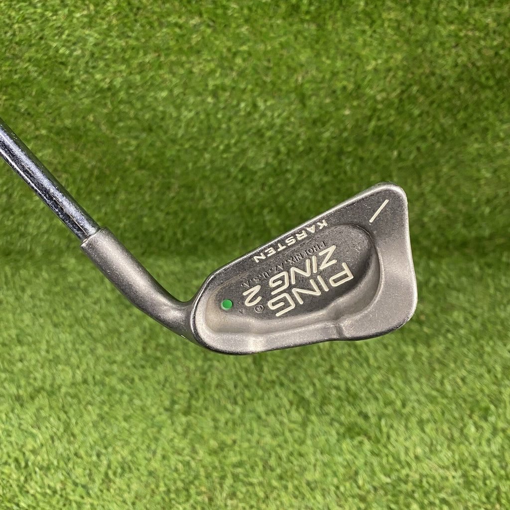 Ping Zing 2 Single 1 Iron Green Dot 2° Upright ⛳️ Karsten JZ Stiff Flex Steel RH