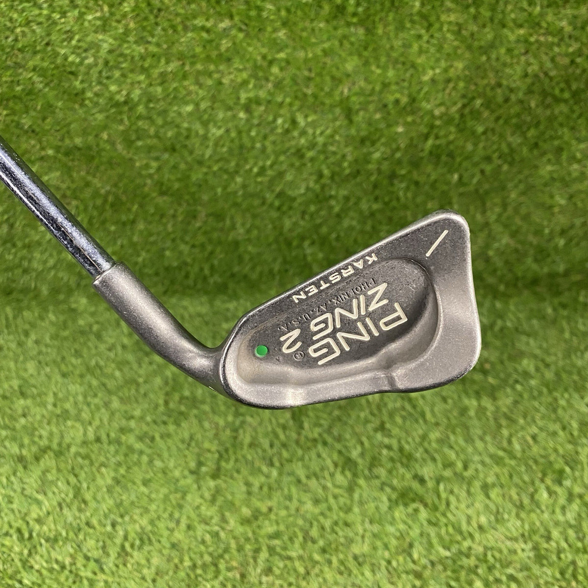 Ping Zing 2 Single 1 Iron Green Dot 2° Upright ⛳️ Karsten JZ Stiff Flex Steel RH