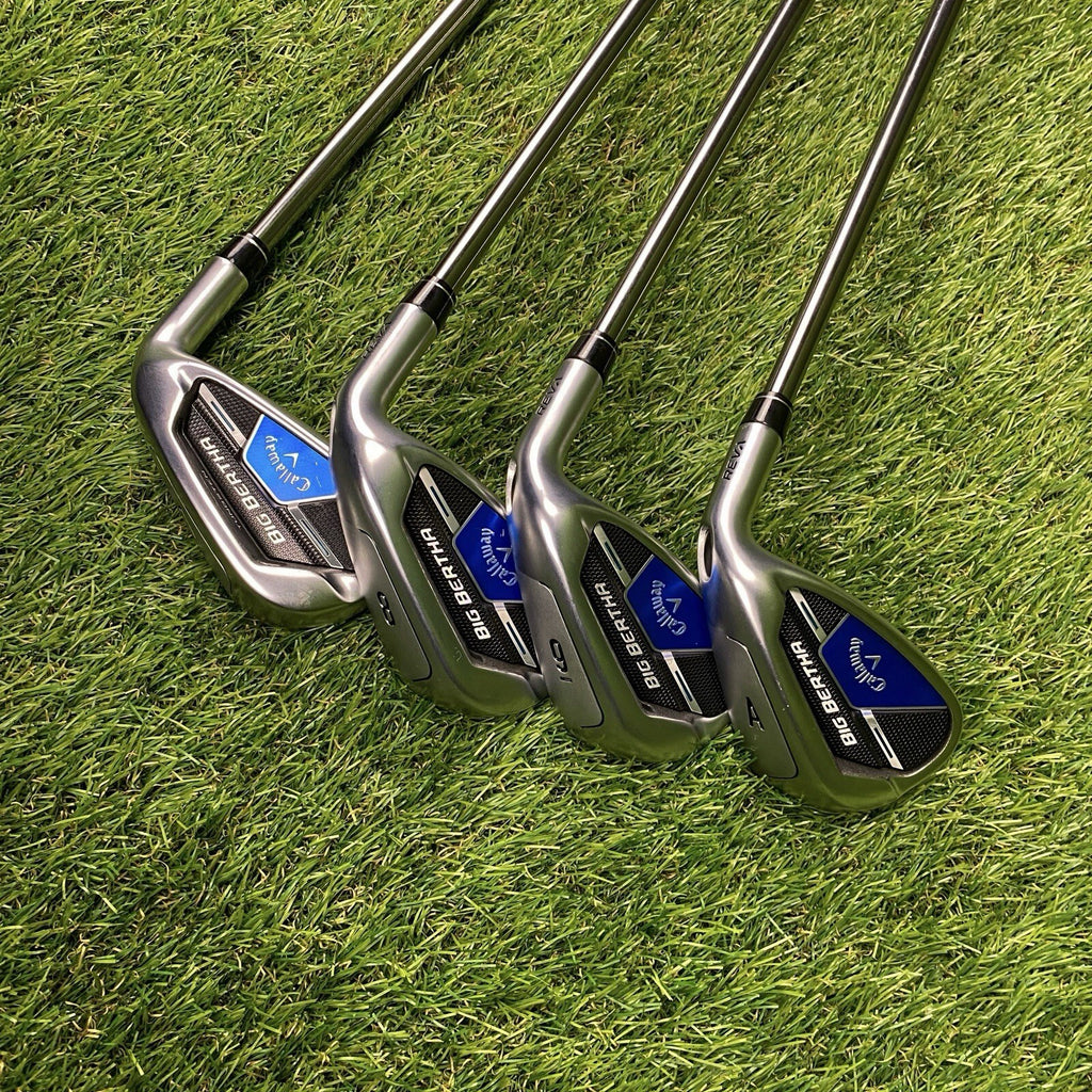 Callaway Big Bertha B21 Iron Set 7-Gw ⛳️ RCH 65 Regular Flex Graphite Shafts RH