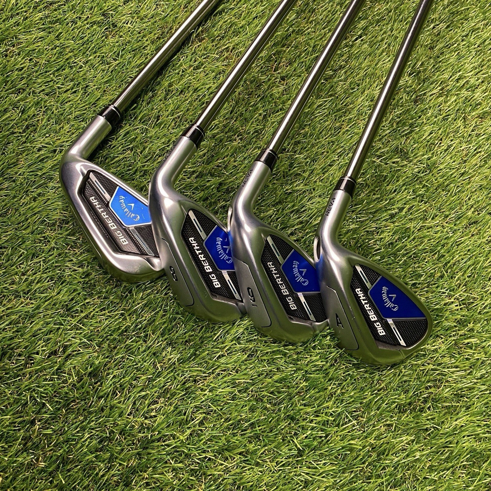 Callaway Big Bertha B21 Iron Set 7-Gw ⛳️ RCH 65 Regular Flex Graphite Shafts RH