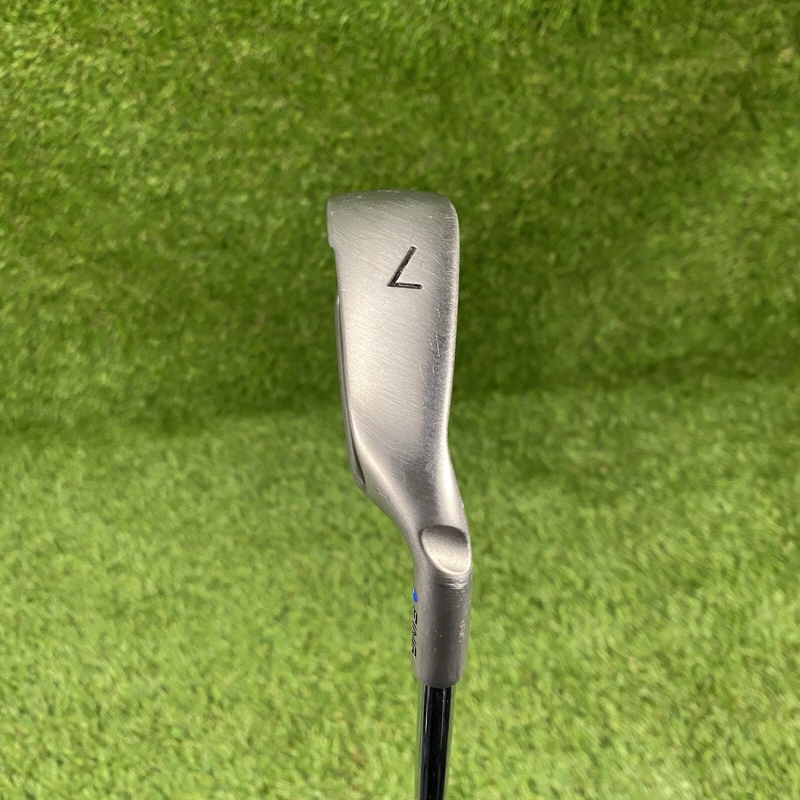PING G20 Single 7 Iron Blue Dot 1° Upright ⛳️ Ping CFS Steel Shaft Stiff Flex RH