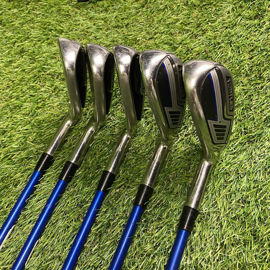 Adams Tight Lies Irons / Hybrid Set 6-PW ⛳️ Stiff Flex 65g Graphite Shafts RH