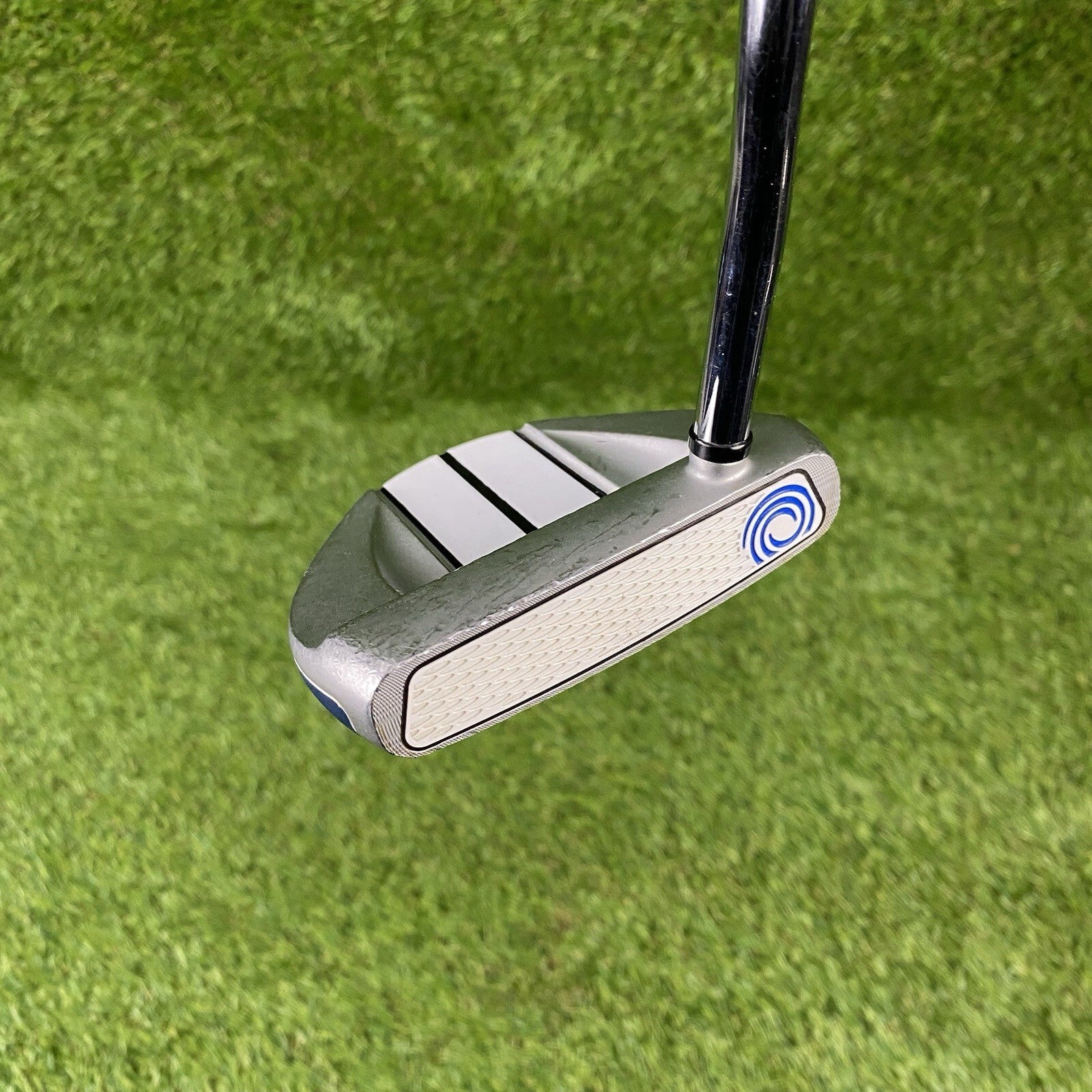 Odyssey White Hot RX V-Line Mallet Putter ⛳️ Steel Shaft 34 Inch RH Karma Grip