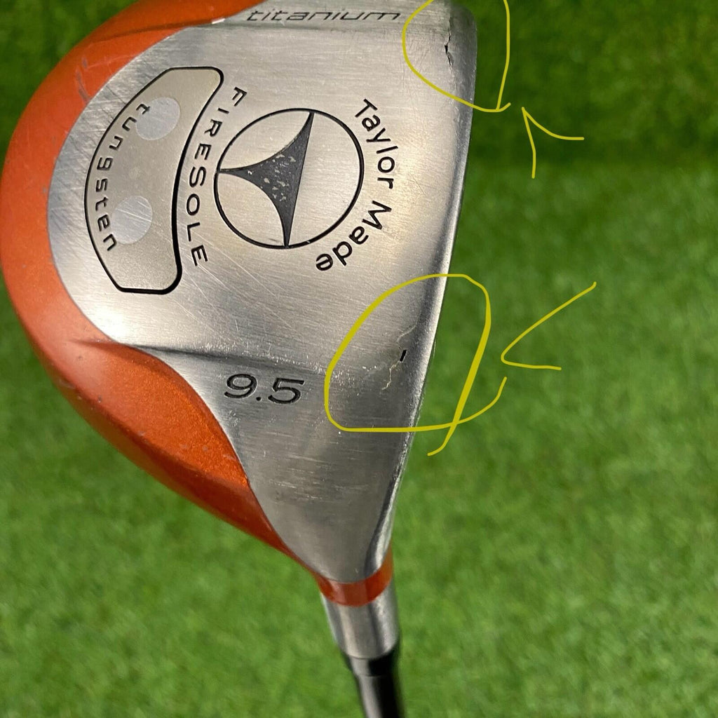 TaylorMade Firesole Tungsten 9.5° Titanium Driver ⛳️ Bubble R-80 Shaft RH READ