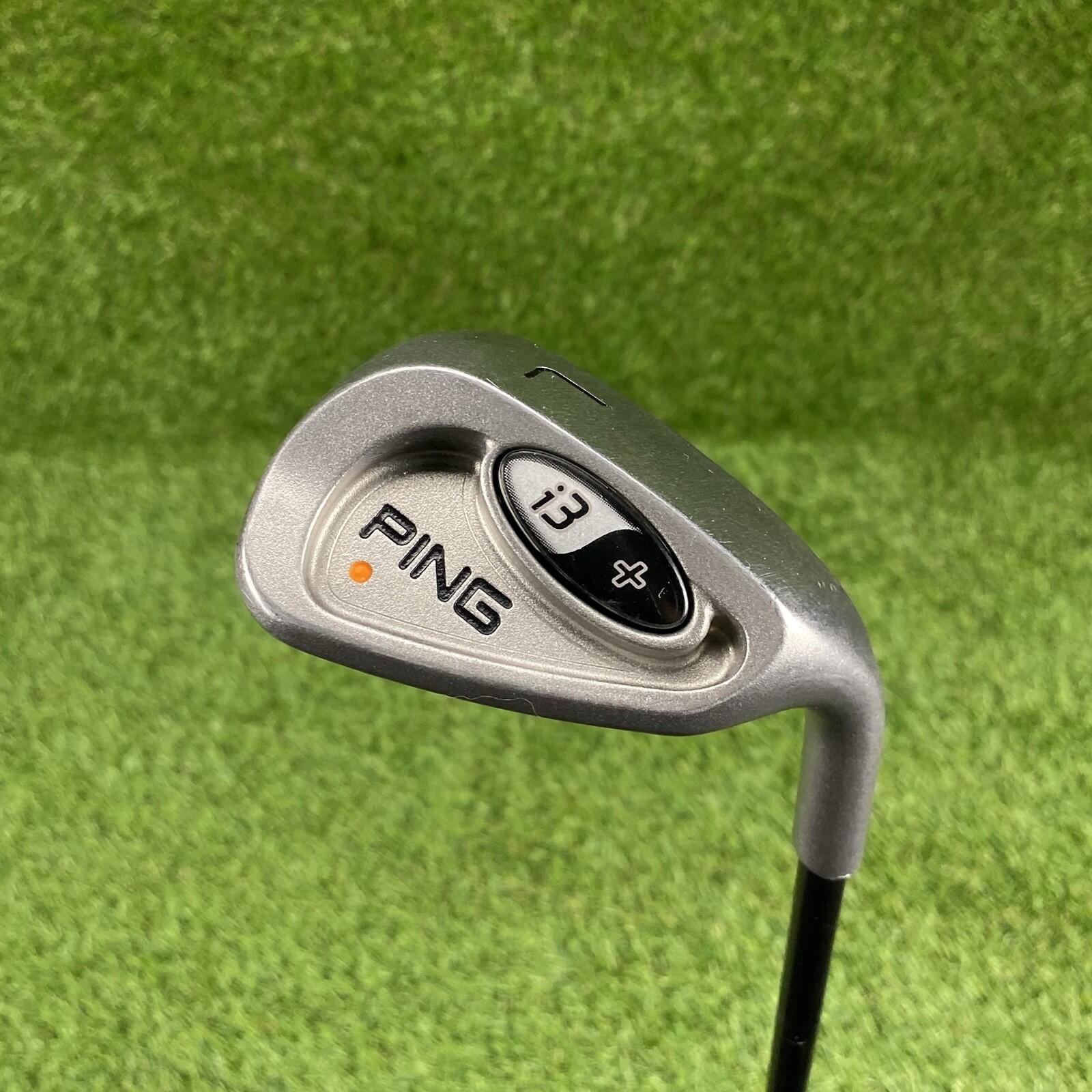 Ping i3 Plus Lob Wedge L Orange Dot 2° Flat ⛳️ Ping i3+ A Flex Graphite Shaft RH