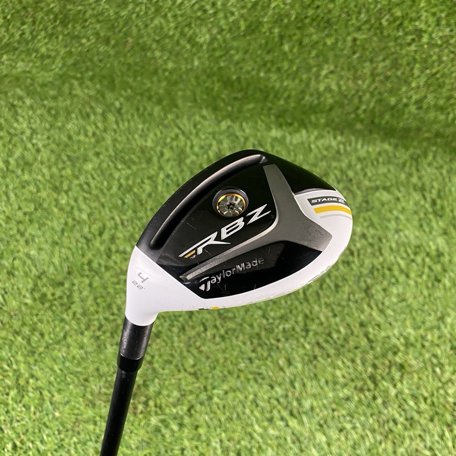 Left Handed TaylorMade RBZ Stage 2 RocketFuel Rescue 4 Hybrid 22° ⛳️  65 R-flex