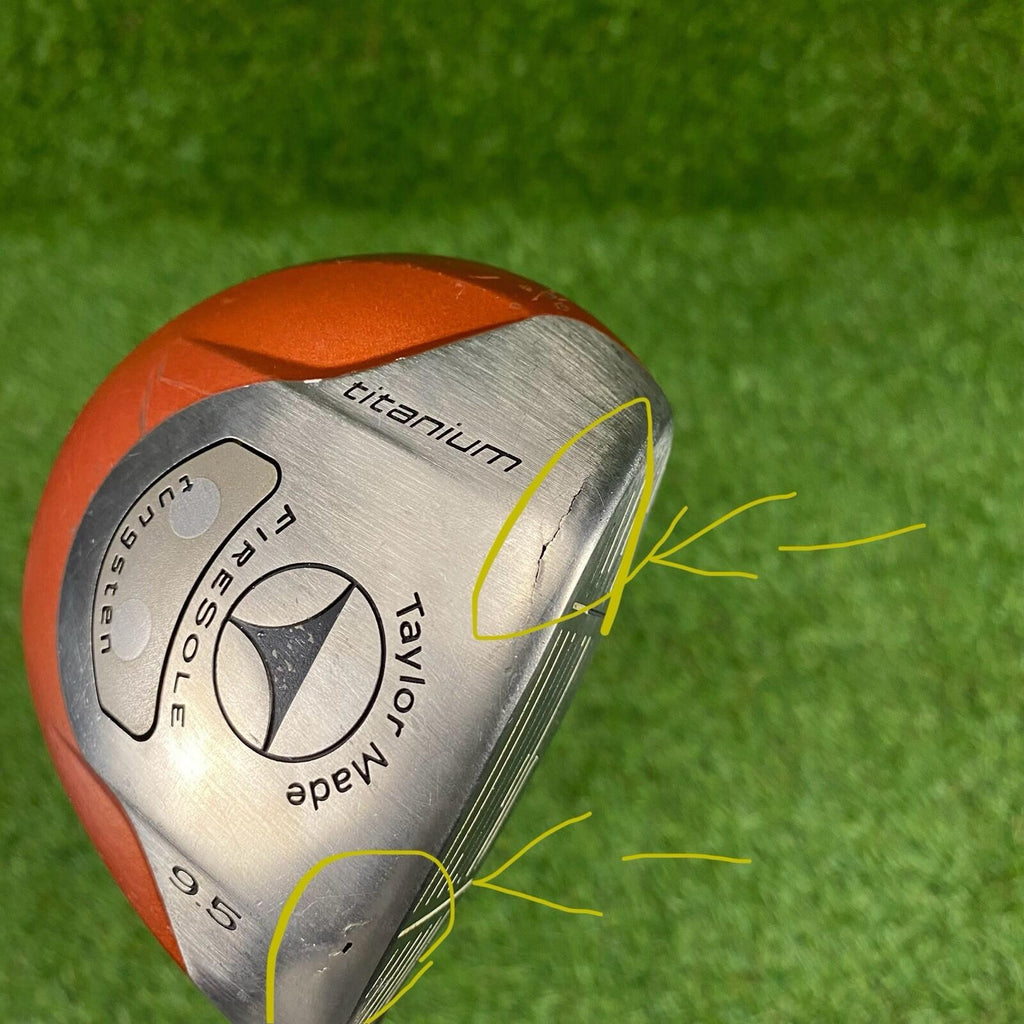 TaylorMade Firesole Tungsten 9.5° Titanium Driver ⛳️ Bubble R-80 Shaft RH READ