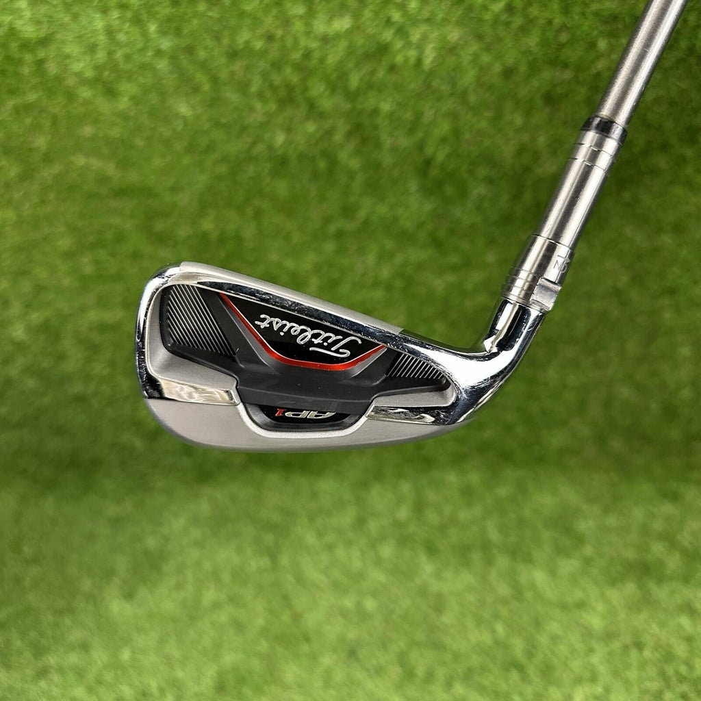 Titleist AP1 712 Single 6 Iron ⛳️ AeroTech SteelFibe i80 R-Flex DEMO +2/STD LH