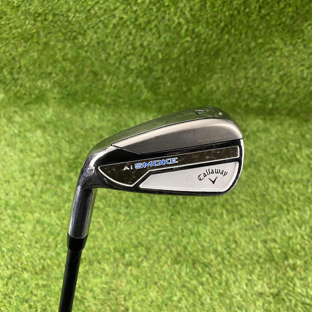 Left Handed Callaway Paradym Ai Smoke 7 Iron ⛳️ Project X Cypher Sixty 5.5