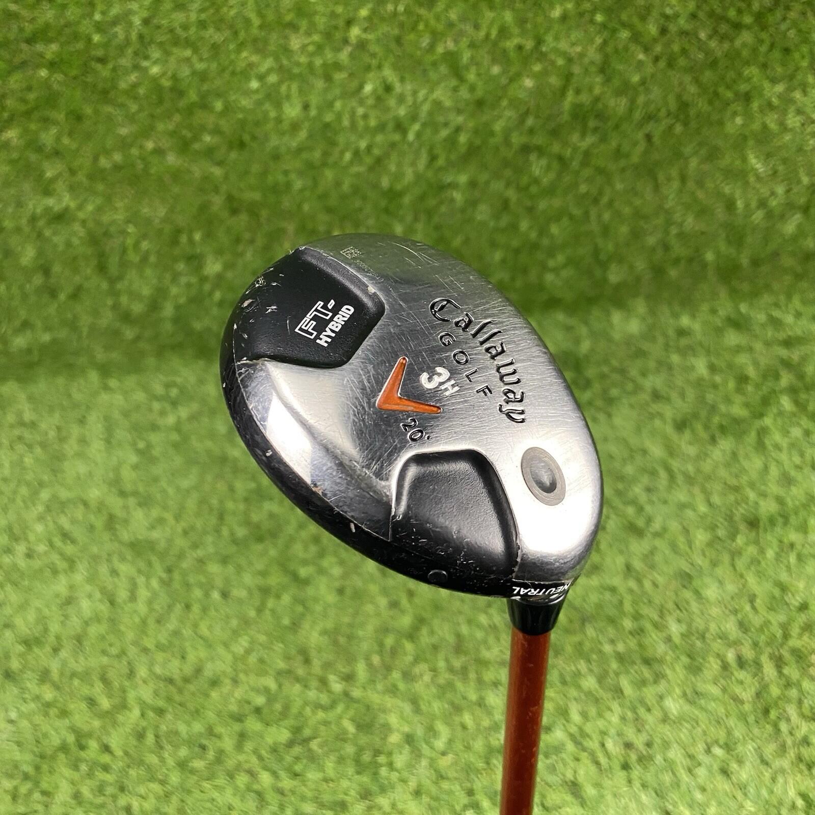 Callaway Fusion FT 3 Hybrid 20° ⛳️ Aldila NVS Hybrid 85-R 350 Graphite Shaft RH