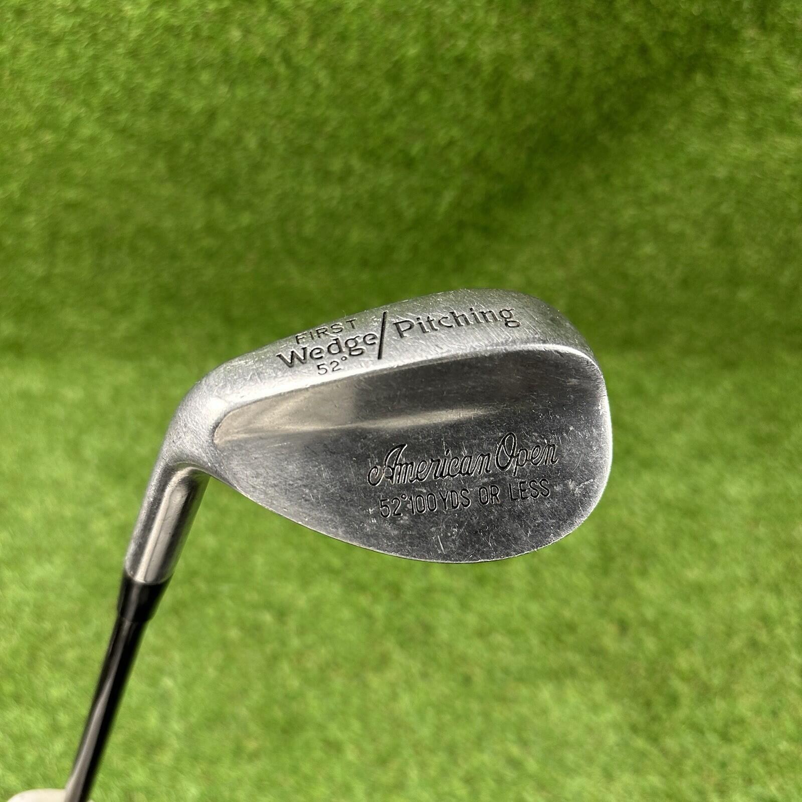 LH American Open 52° First Pitching Wedge 100 yds Or Less ⛳️ Graphite Shaft 36”