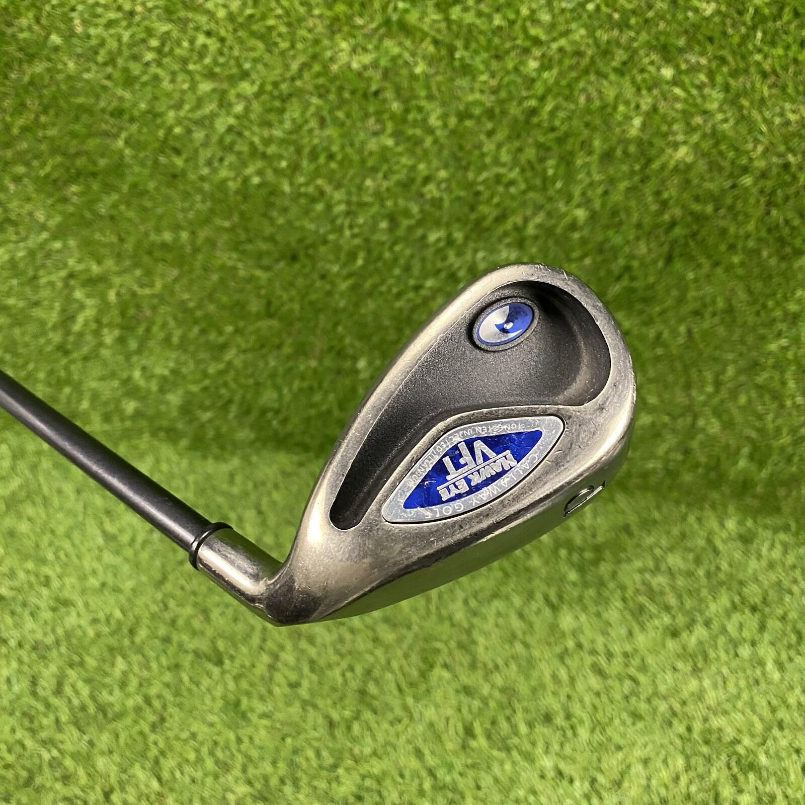 CALLAWAY Hawk Eye VFT Titanium PW Wedge ⛳️  System 75 R-Flex Graphite Shaft RH