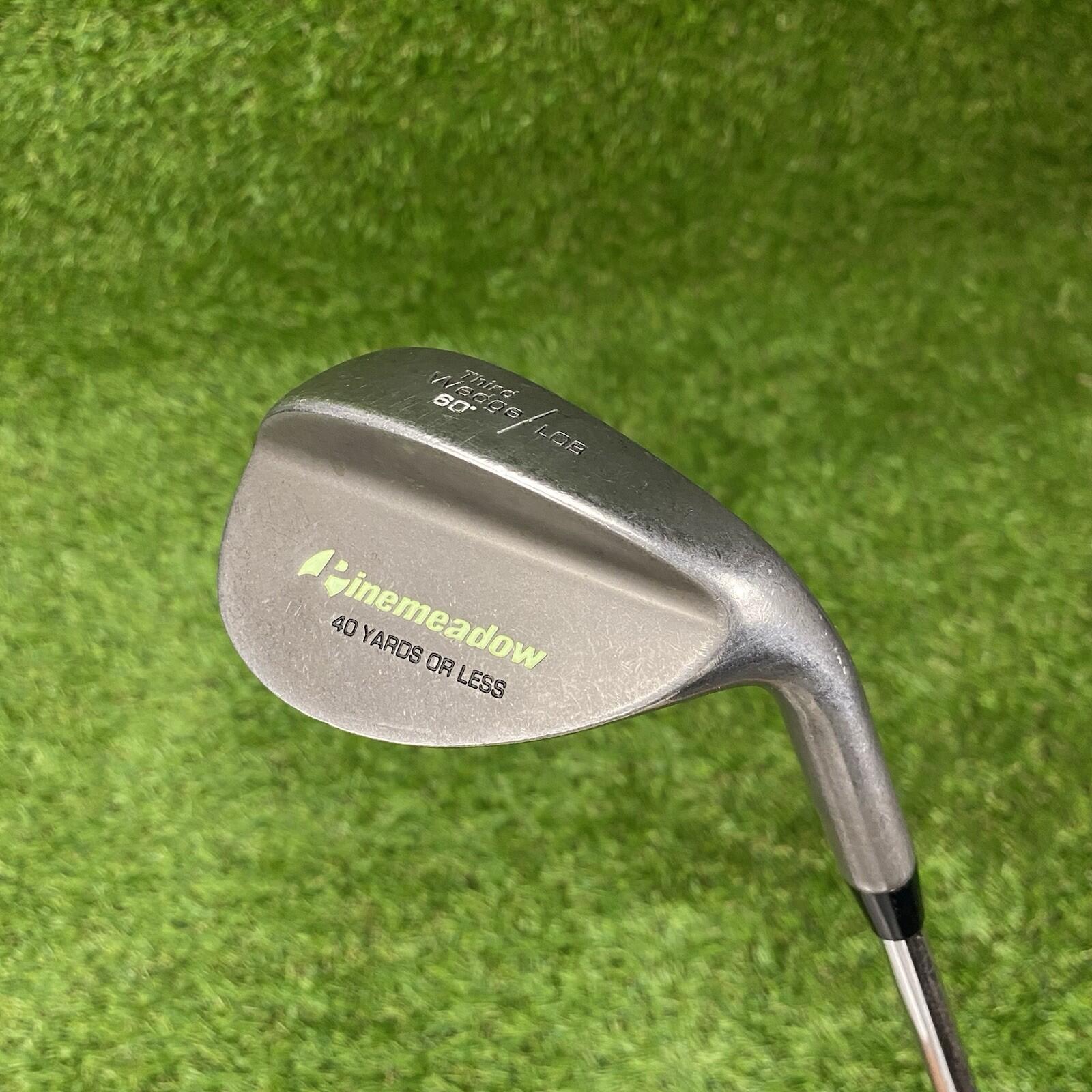 Pinemeadow Third Wedge Lob Wedge 60° ⛳️ RH Steel Shaft 36” 40 Yards Or Less