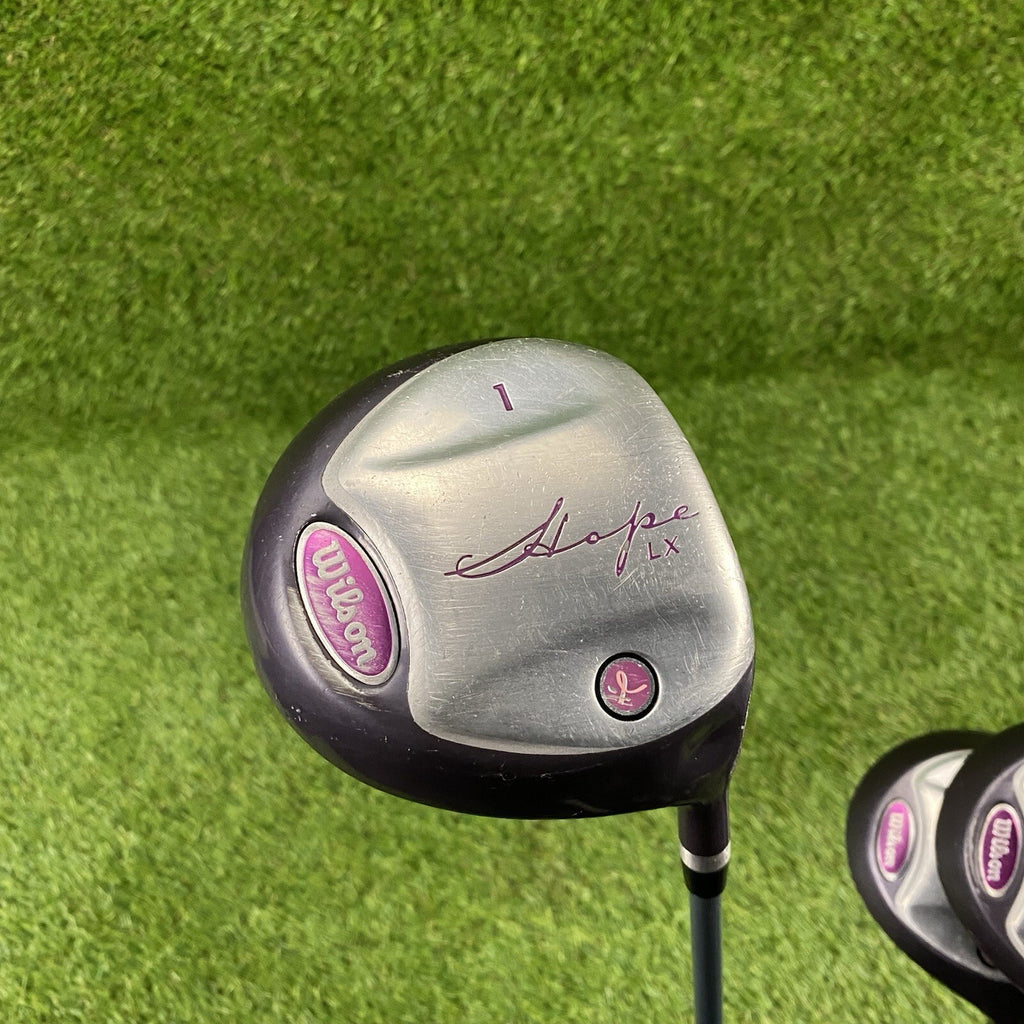 Wilson Hope LX Fairway Wood Set ⛳️ Pink Ribbon Cancer Awareness Women Graphite