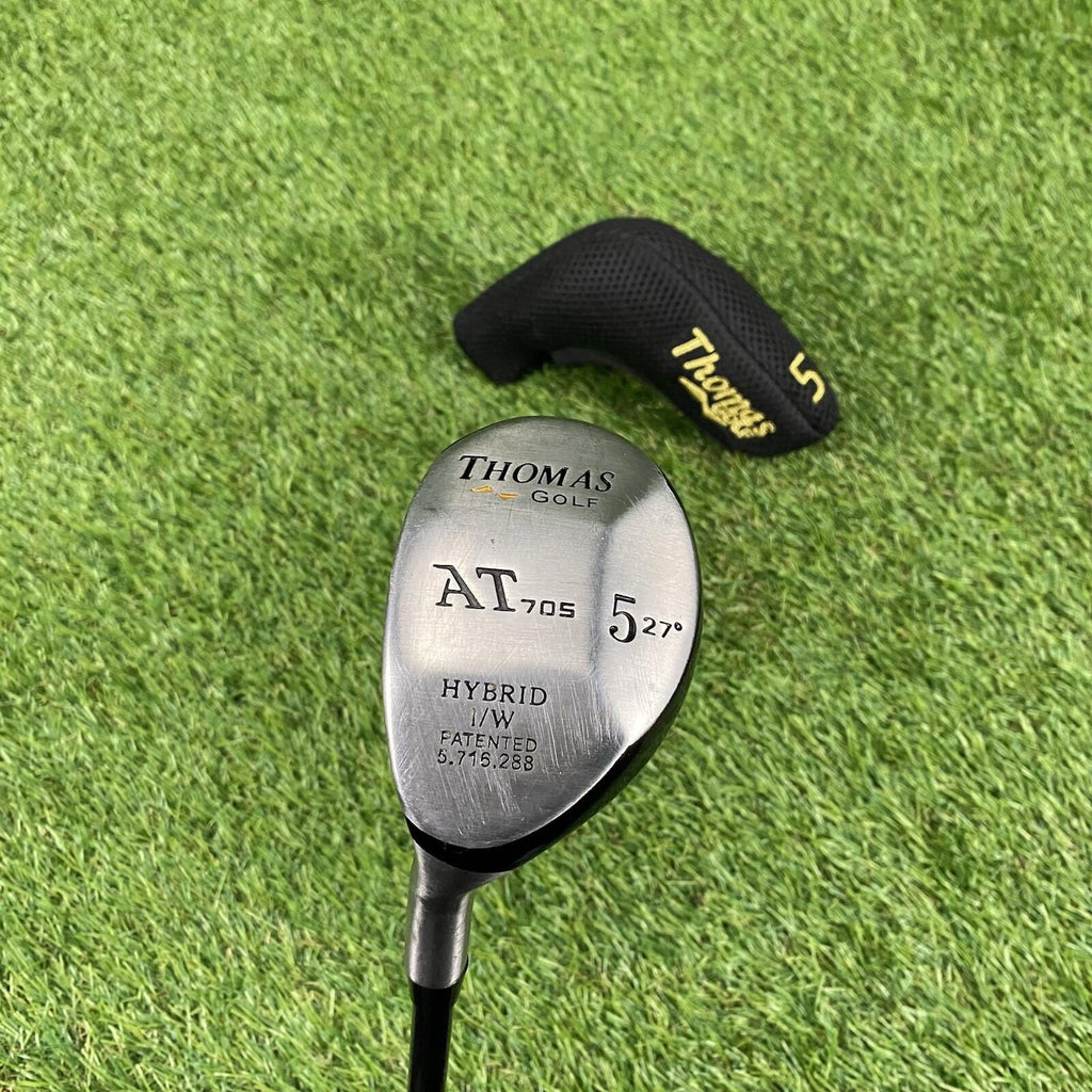 Left Handed THOMAS GOLF AT705 IW 5 Hybrid 27° ⛳️ Distance Senior Flex Shaft LH