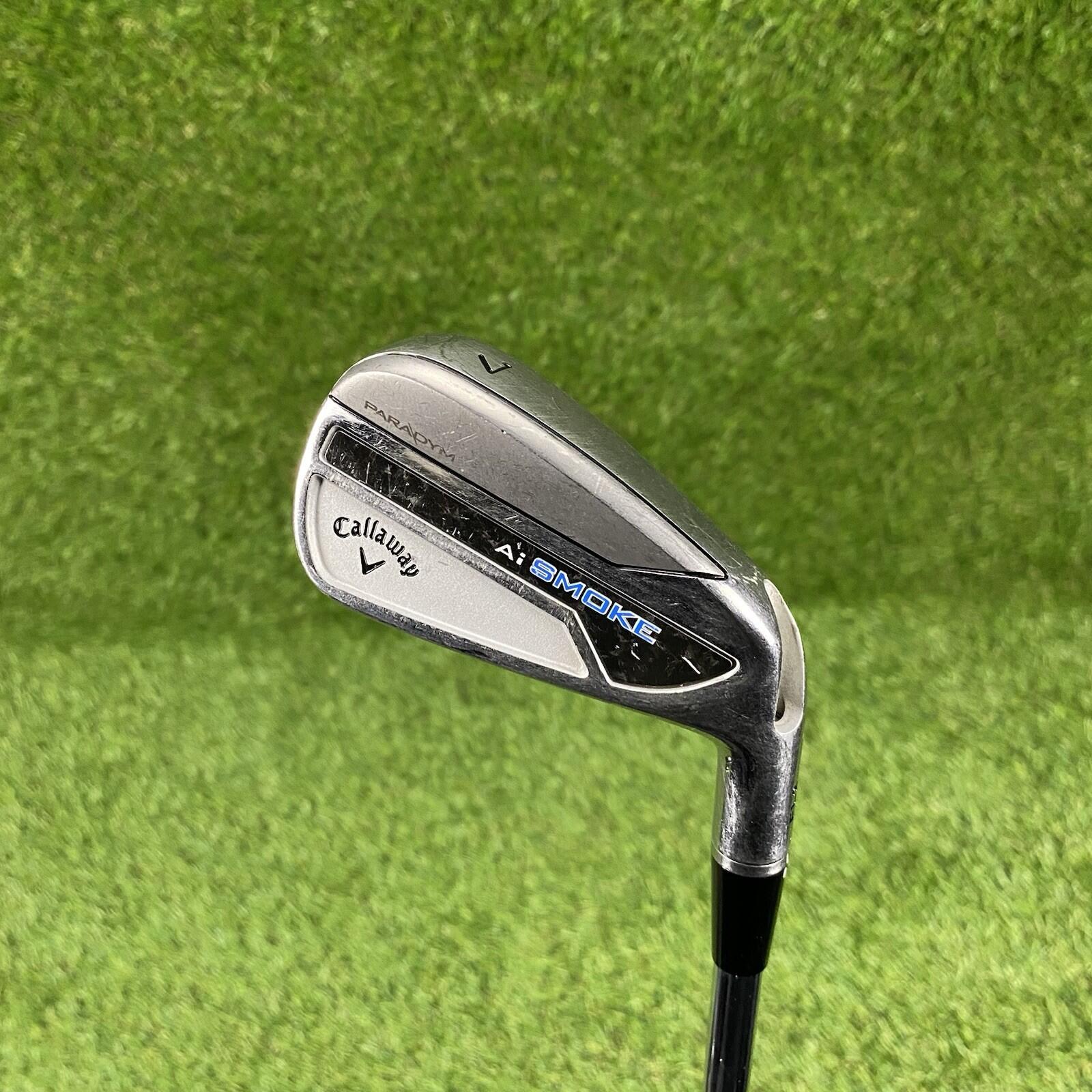 Callaway Paradym AI SMOKE 7 Iron Demo FL2 ⛳️ Elevate MPH 95 Regular Flex RH