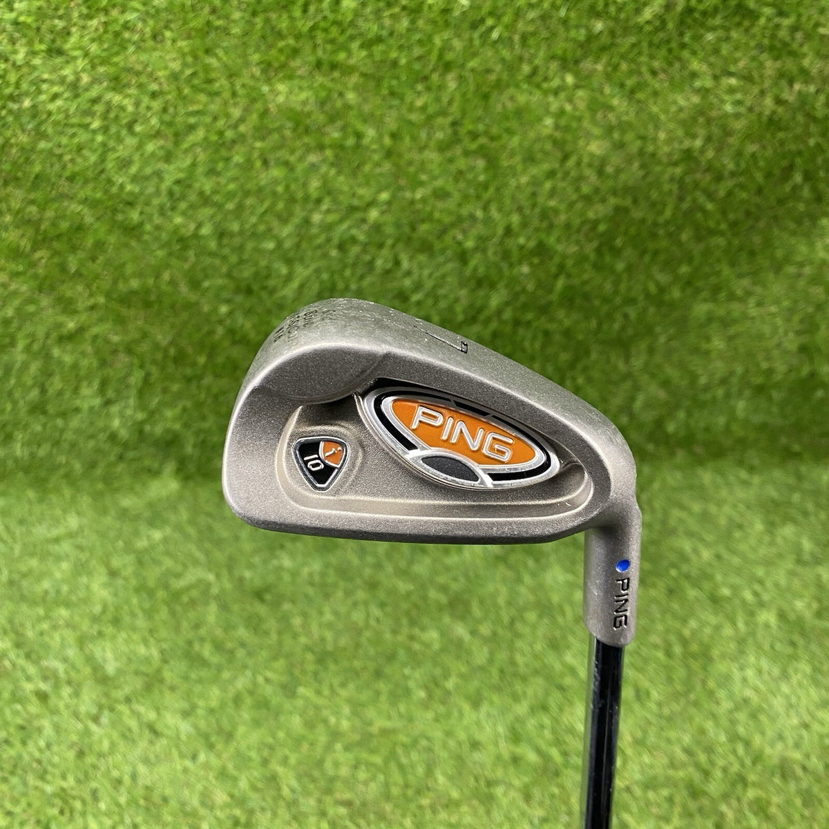 Ping i10 Blue Dot 7 Iron Demo 1° Upright ⛳️ Ping AWT Stiff Flex Steel Shaft RH