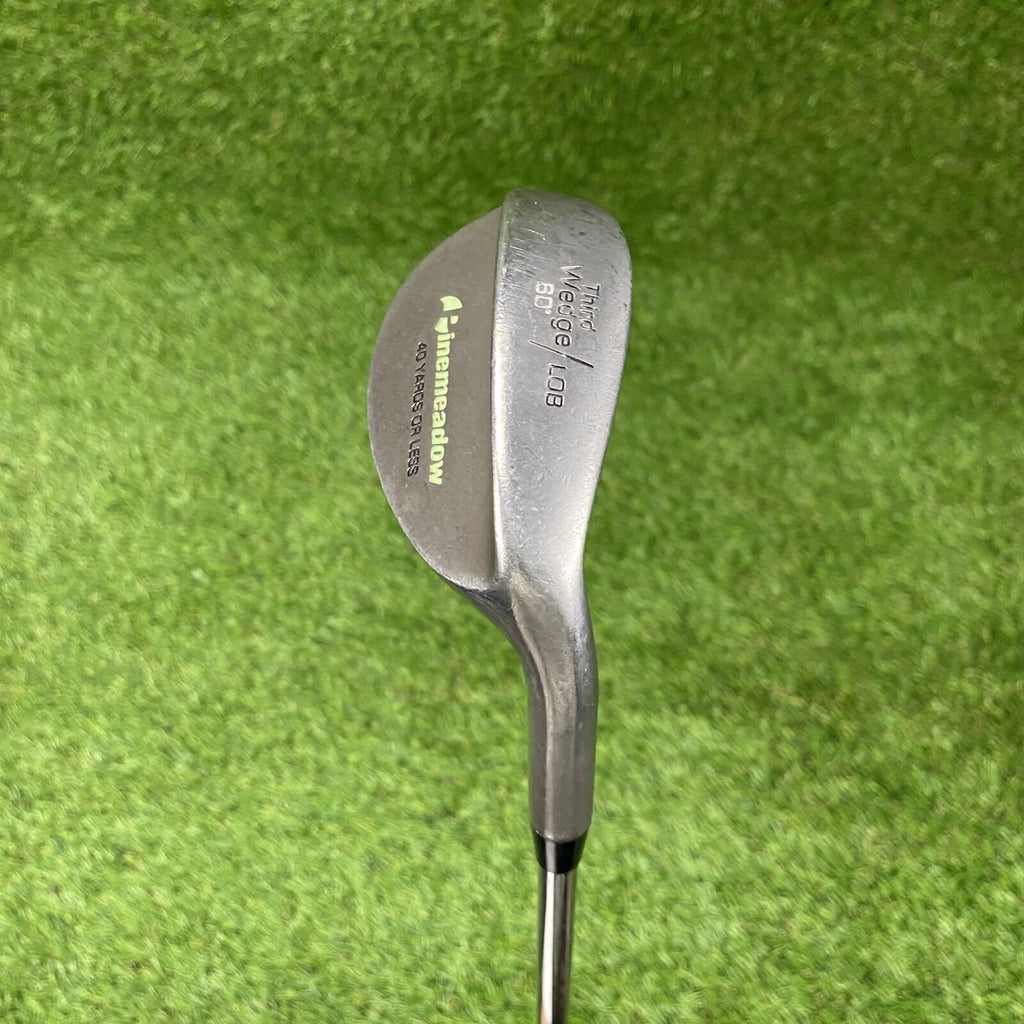 Pinemeadow Third Wedge Lob Wedge 60° ⛳️ RH Steel Shaft 36” 40 Yards Or Less