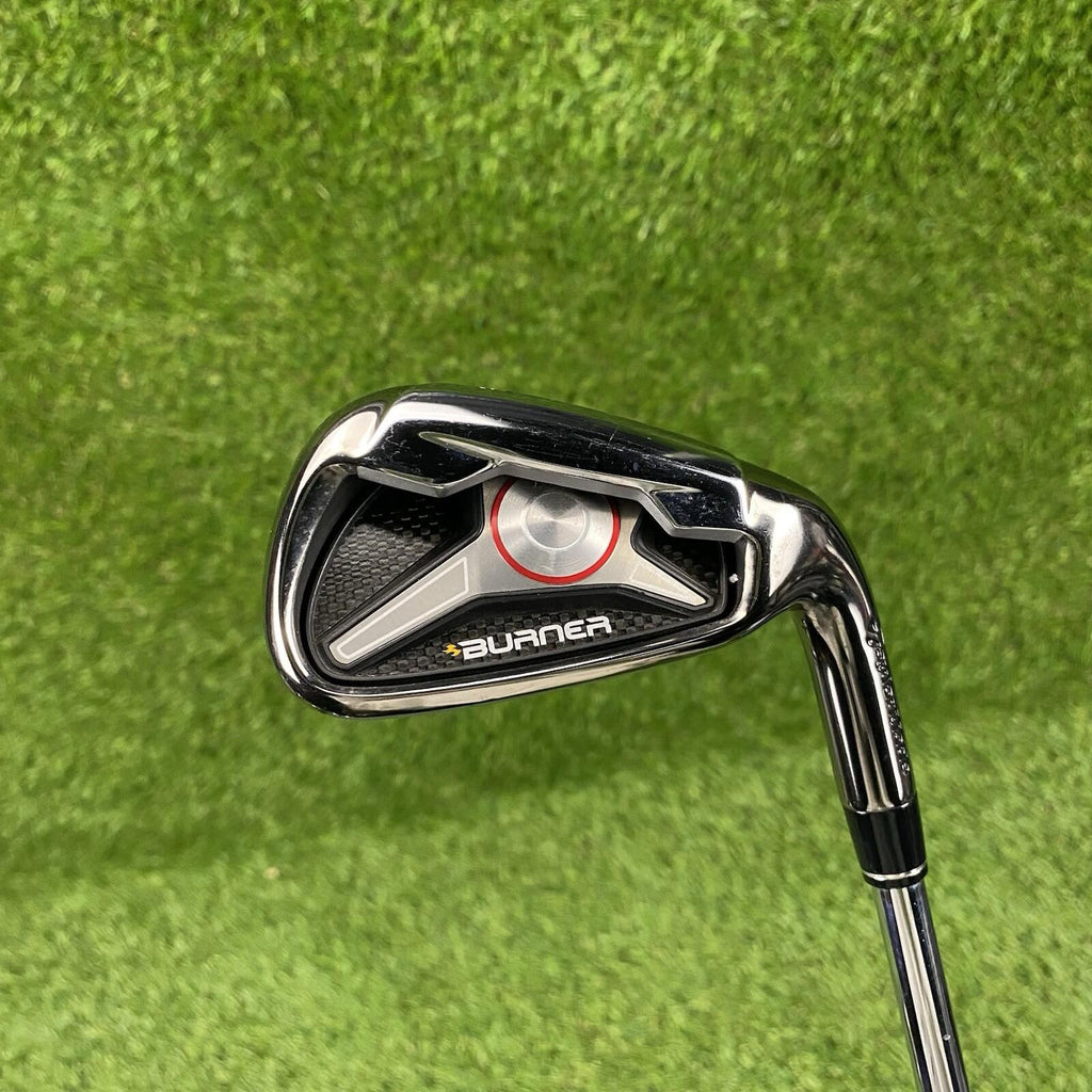 TaylorMade Burner Gloss Black Single 6 Iron ⛳️ SuperFast 85 Stiff Flex Steel RH
