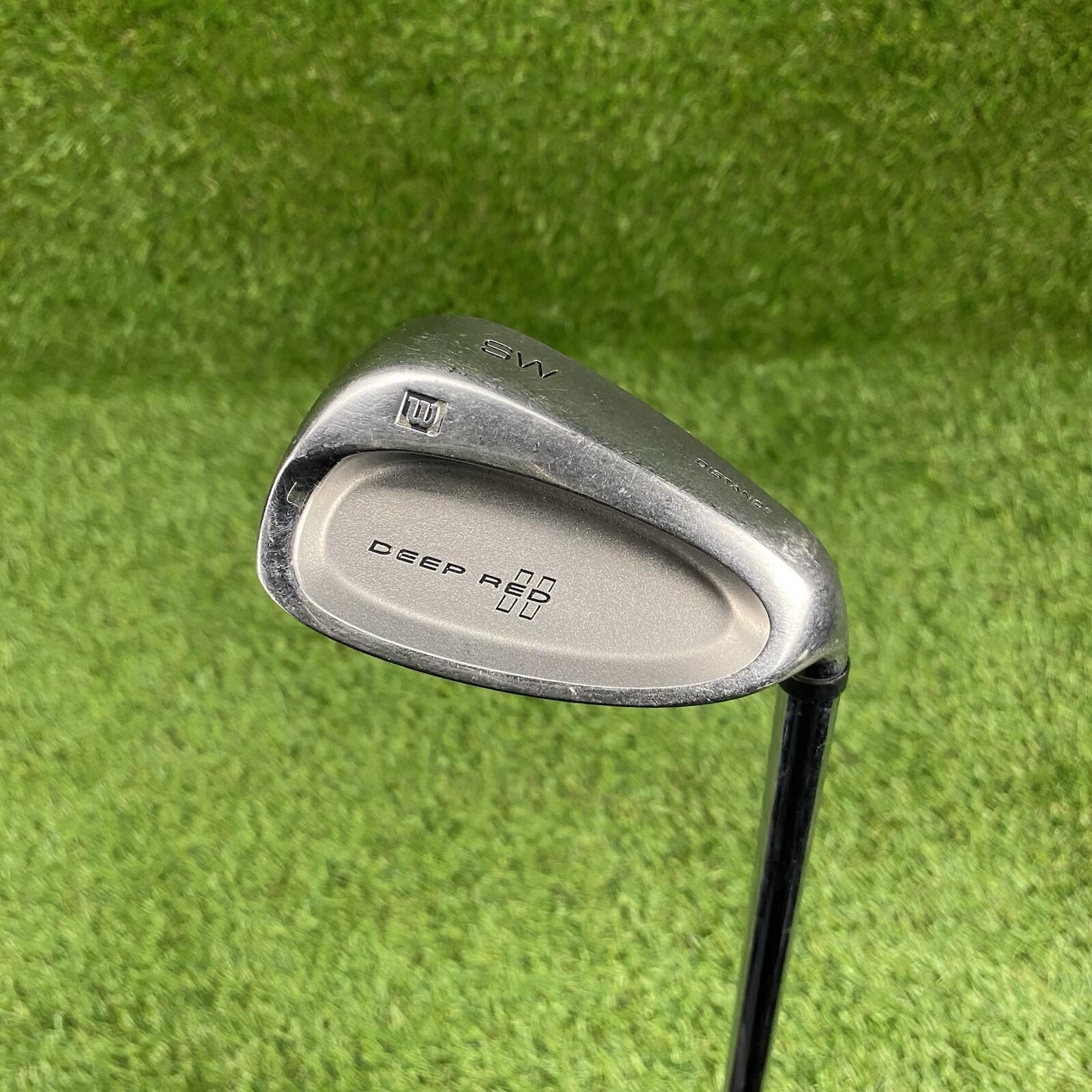 Wilson Deep Red II Distance Sand Wedge SW ⛳️ Fat Shaft Steel Shaft RH