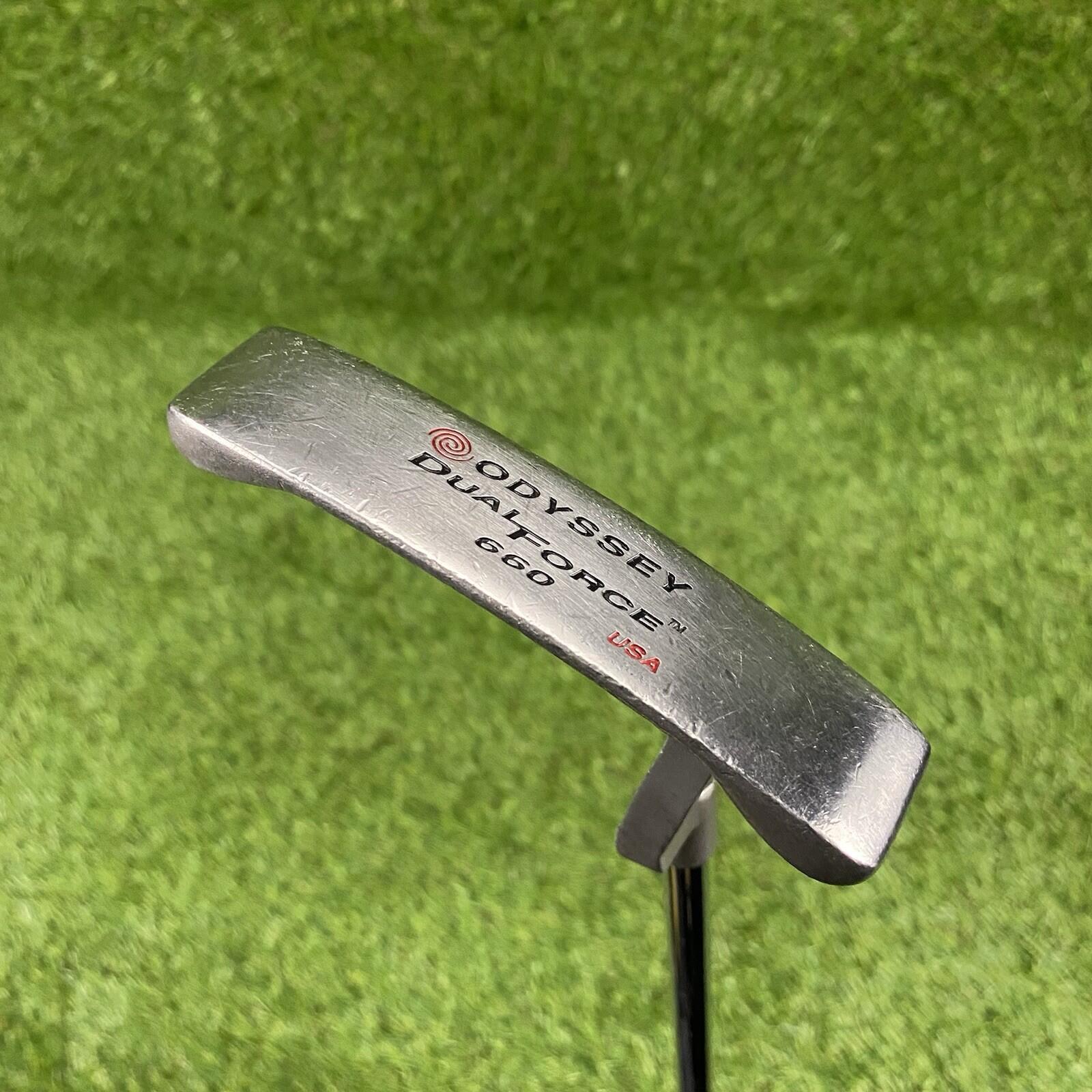 Odyssey Dual Force 660 USA Black Insert Putter ⛳️ Right-Hand Steel Shaft 36”