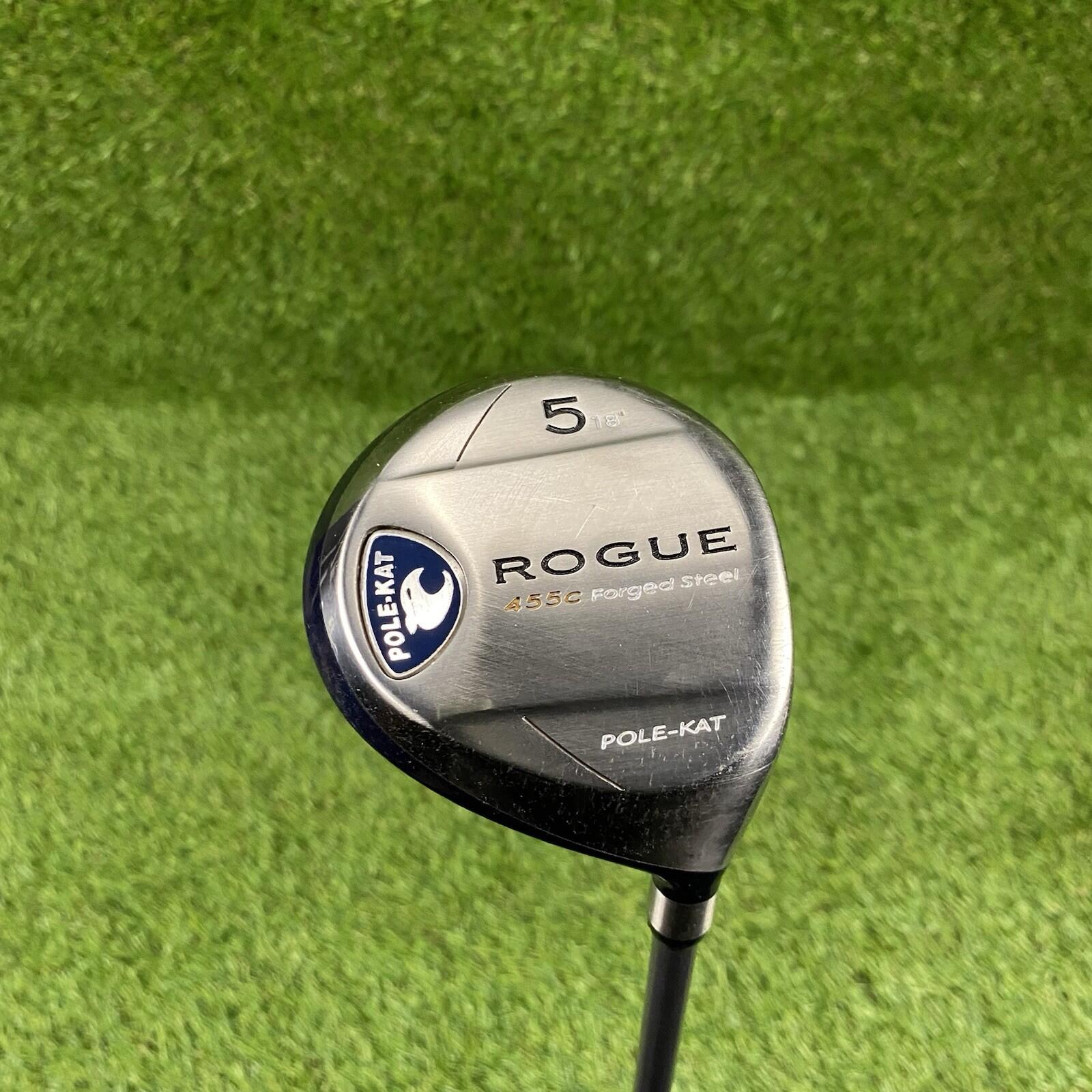Pole-Kat Rogue 455C Forged Steel Fairway 5 Wood 18° ⛳️ Regular Flex Shaft RH
