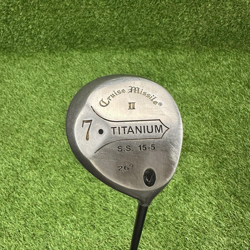 Cruise Missile II Titanium 7 Wood 26° ⛳️ Cleveland Quadpro Stiff-Flex Graphite