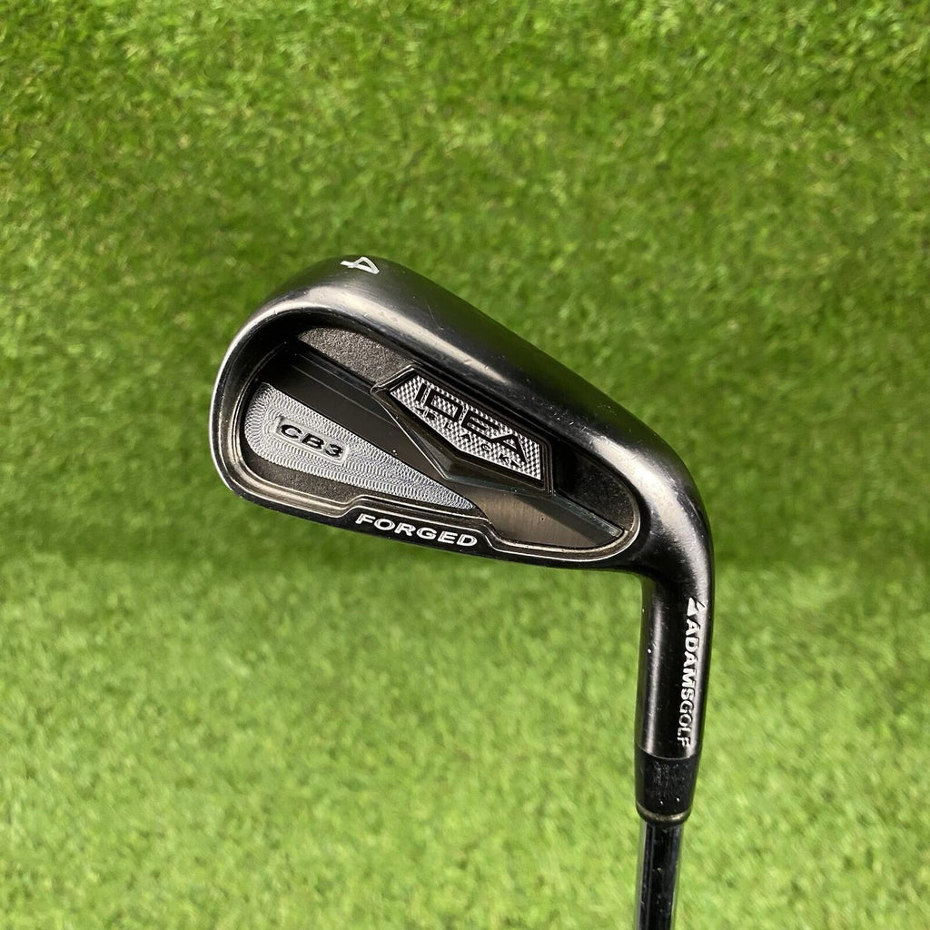 Adams Idea Black CB3 Forged Single 4 Iron ⛳️ KBS Tour 90 Stiff Flex Steel RH
