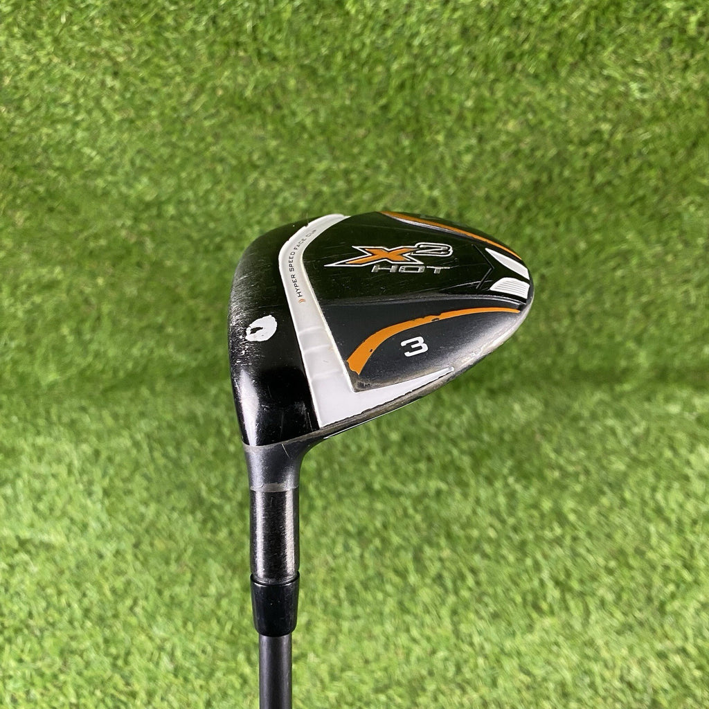 Left Handed Callaway X2 Hot Fairway 3 Wood ⛳️ Aldila Tour Blue ATX60-R Flex LH