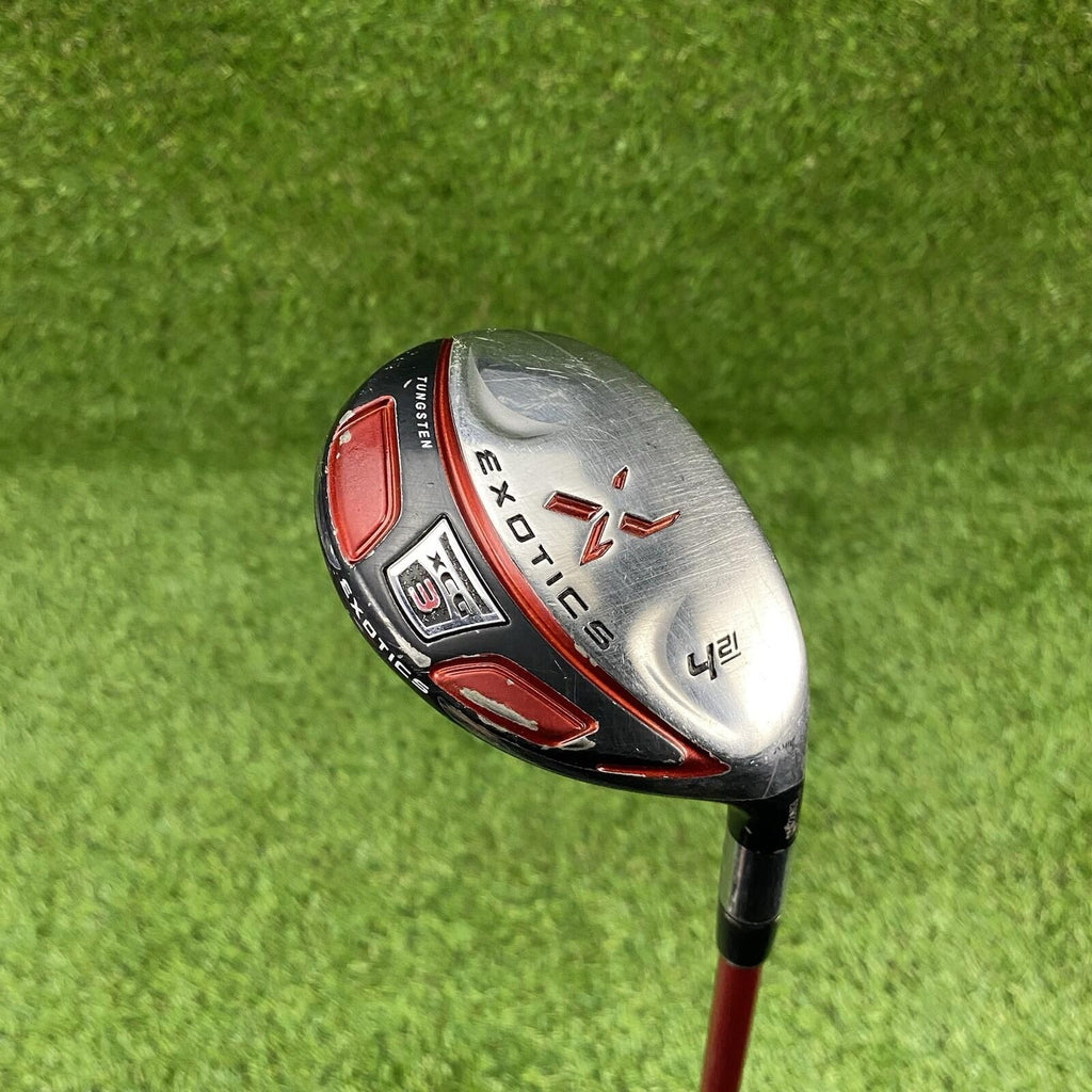Tour Edge Exotics XCG 4 Hybrid 21° ⛳️ Fubuki Motore Exotics Stiff Flex Shaft RH