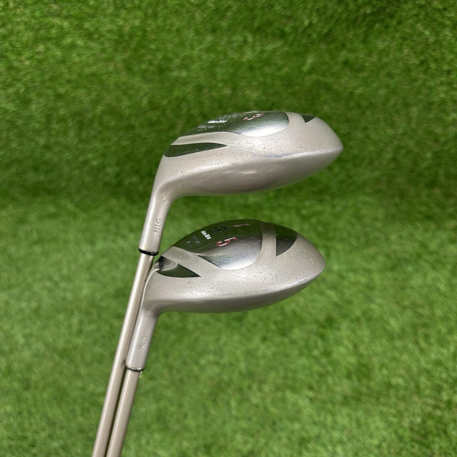Nancy Lopez Albany 250 st Hyper-Steel 3 Wood 17° & 5 Wood 21° ⛳️ Ladies LH