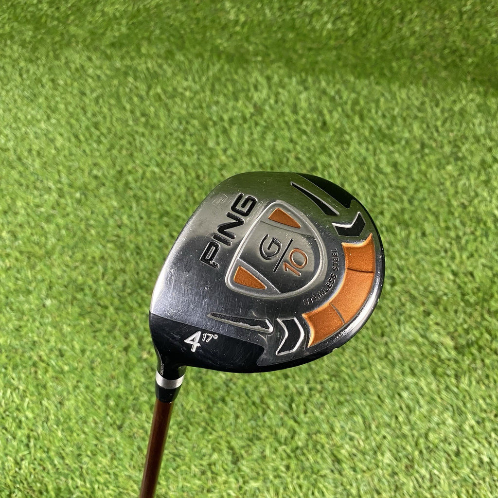 Left Handed PING G10 Fairway 4 Wood 17° ⛳️ Ping TFC 129 F Regular Flex Shaft LH