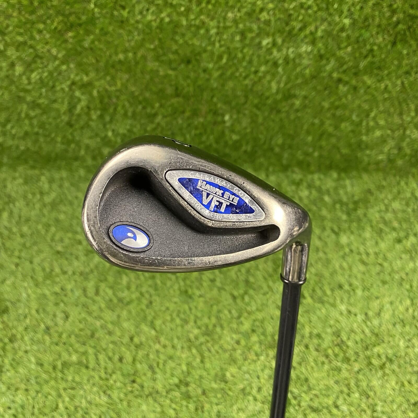CALLAWAY Hawk Eye VFT Titanium PW Wedge ⛳️  System 75 R-Flex Graphite Shaft RH