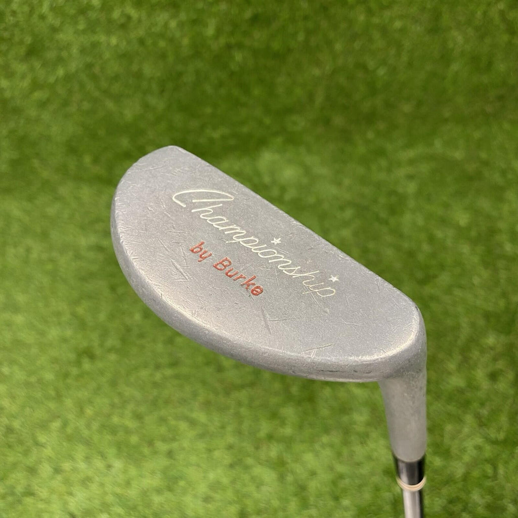 Burke Championship Mallet Putter ⛳️ RH Steel ~35.5" Good Vintage Club