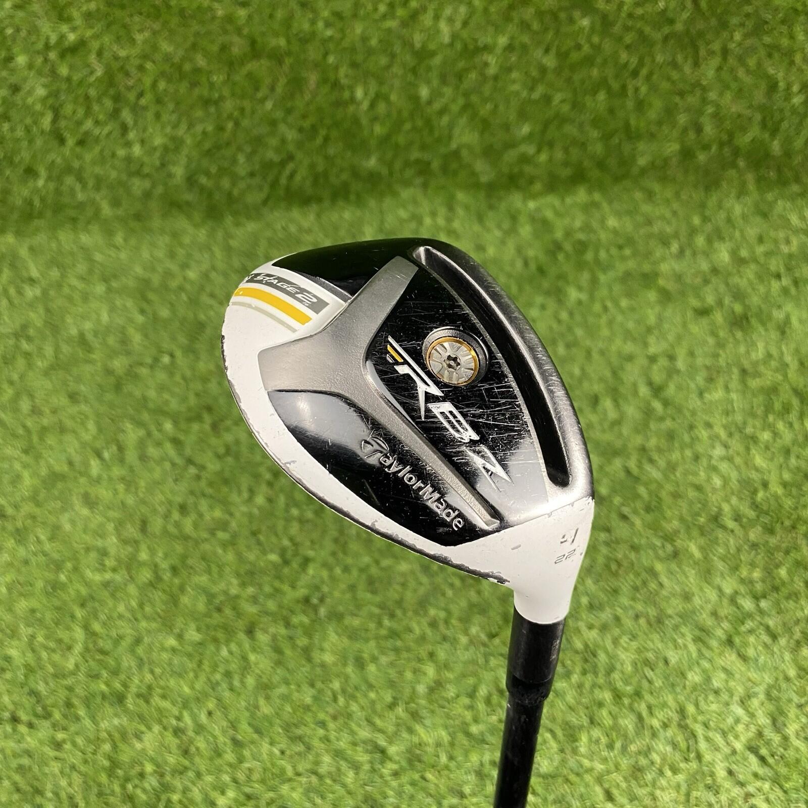 TaylorMade RBZ Stage 2 RocketFuel Rescue 4 Hybrid 22° ⛳️  65 R-flex Shaft RH