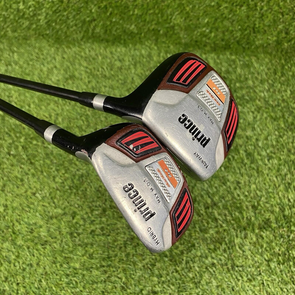 Prince GT2 Geo Tech Fairway 3 Wood 20° And 6 Hybrid 27° ⛳️ Graphite Shaft RH