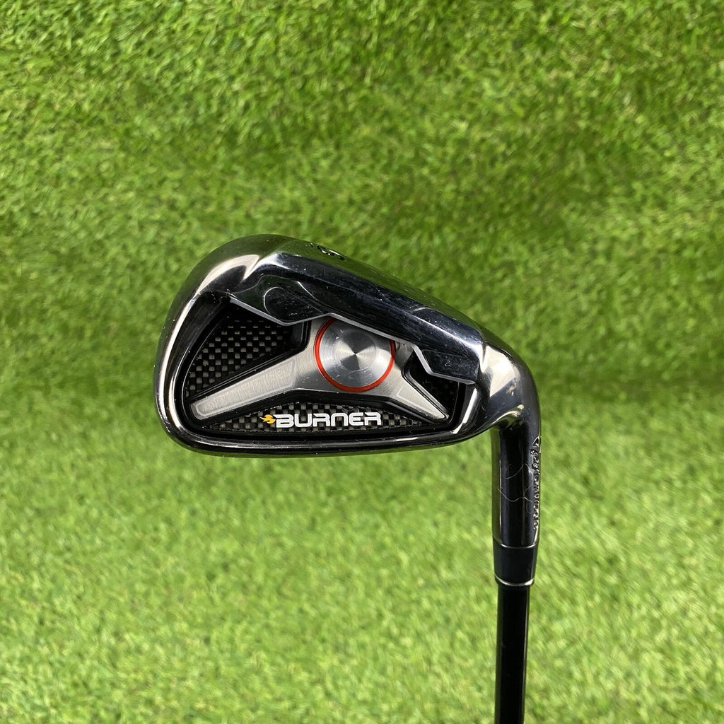 2009 TaylorMade Burner Single 6 Iron Gloss Black ⛳️ REAX 65 Regular Flex RH
