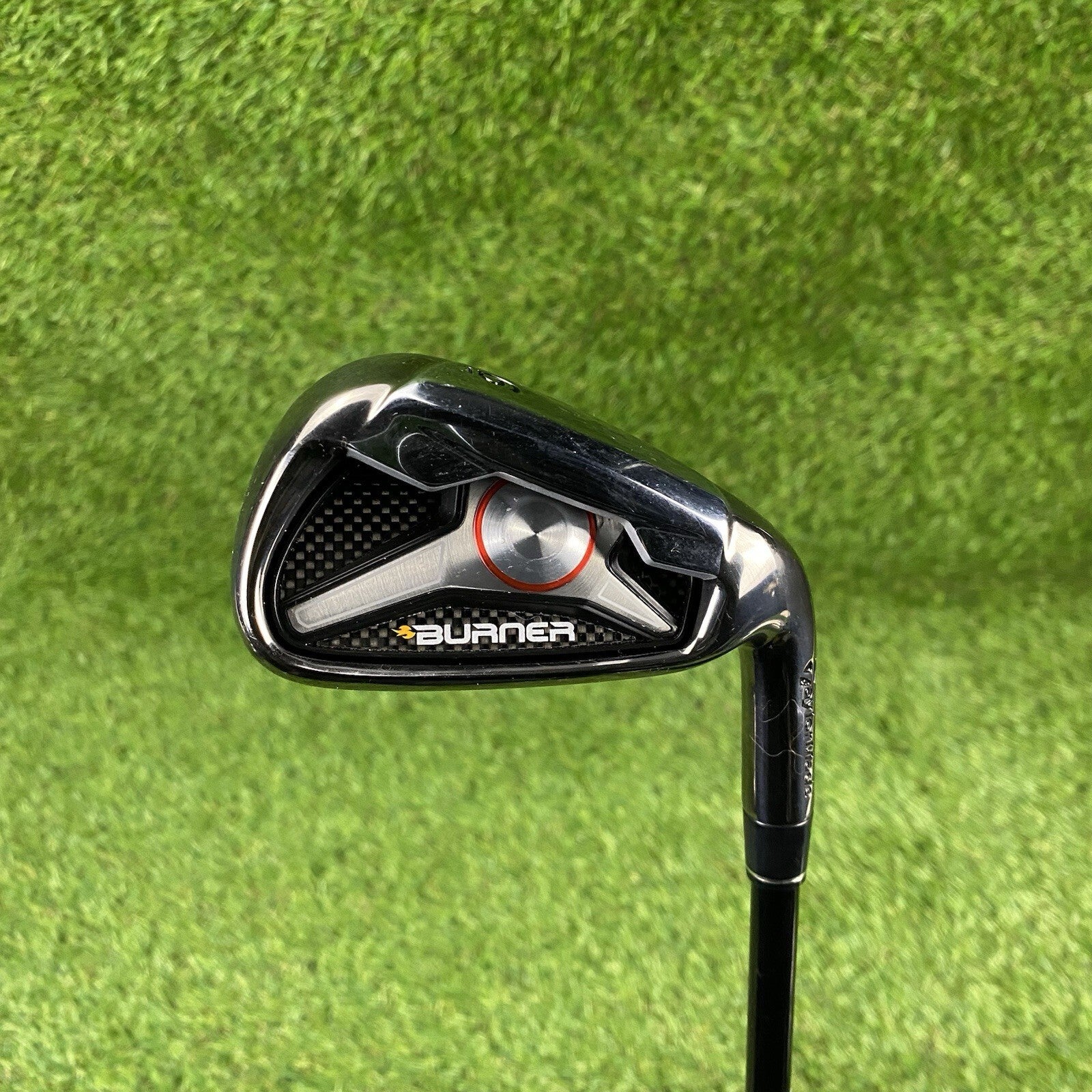 2009 TaylorMade Burner Single 6 Iron Gloss Black ⛳️ REAX 65 Regular Flex RH