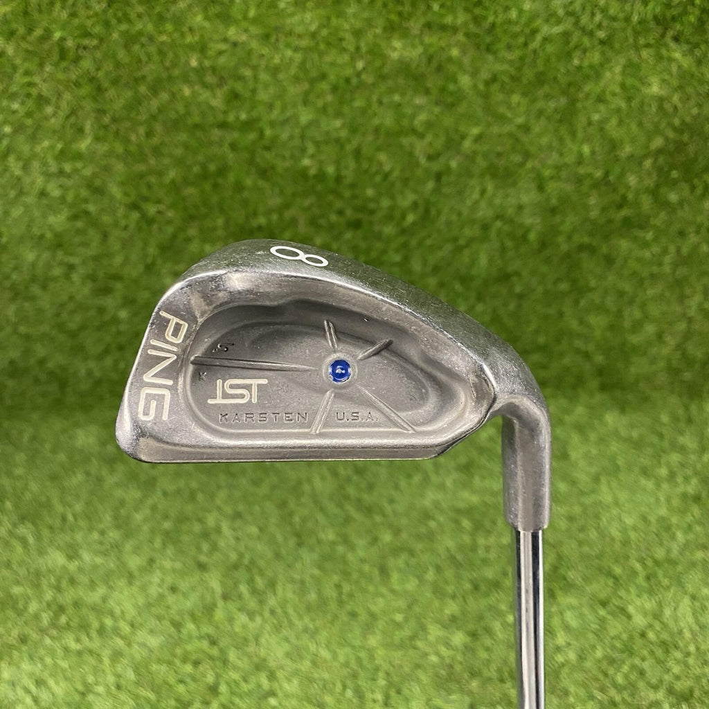 PING Karsten IST 8 Iron 🔵 Blue Dot ⛳️ Ping Cushin Z-Z65 Stiff-Flex Steel Shaft